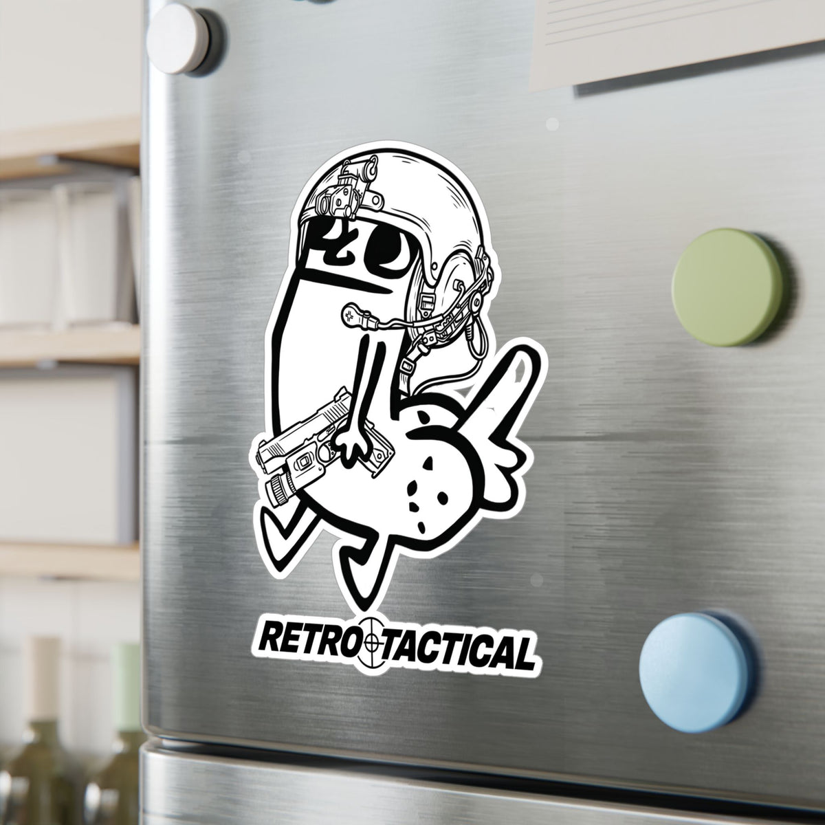 Retro Dickbutt Vinyl Sticker
