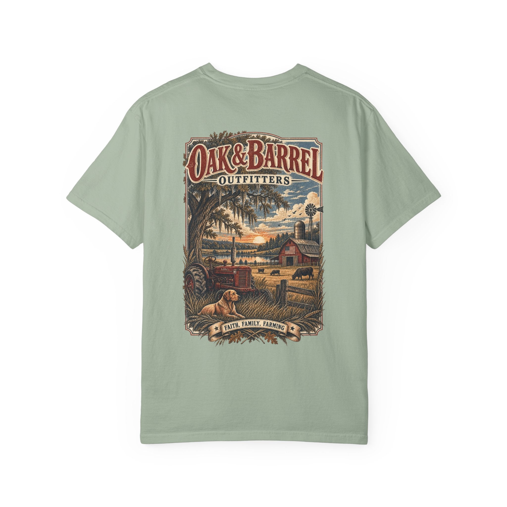 Oak & Barrel Outfitters Faith, Family, Farming T-Shirt