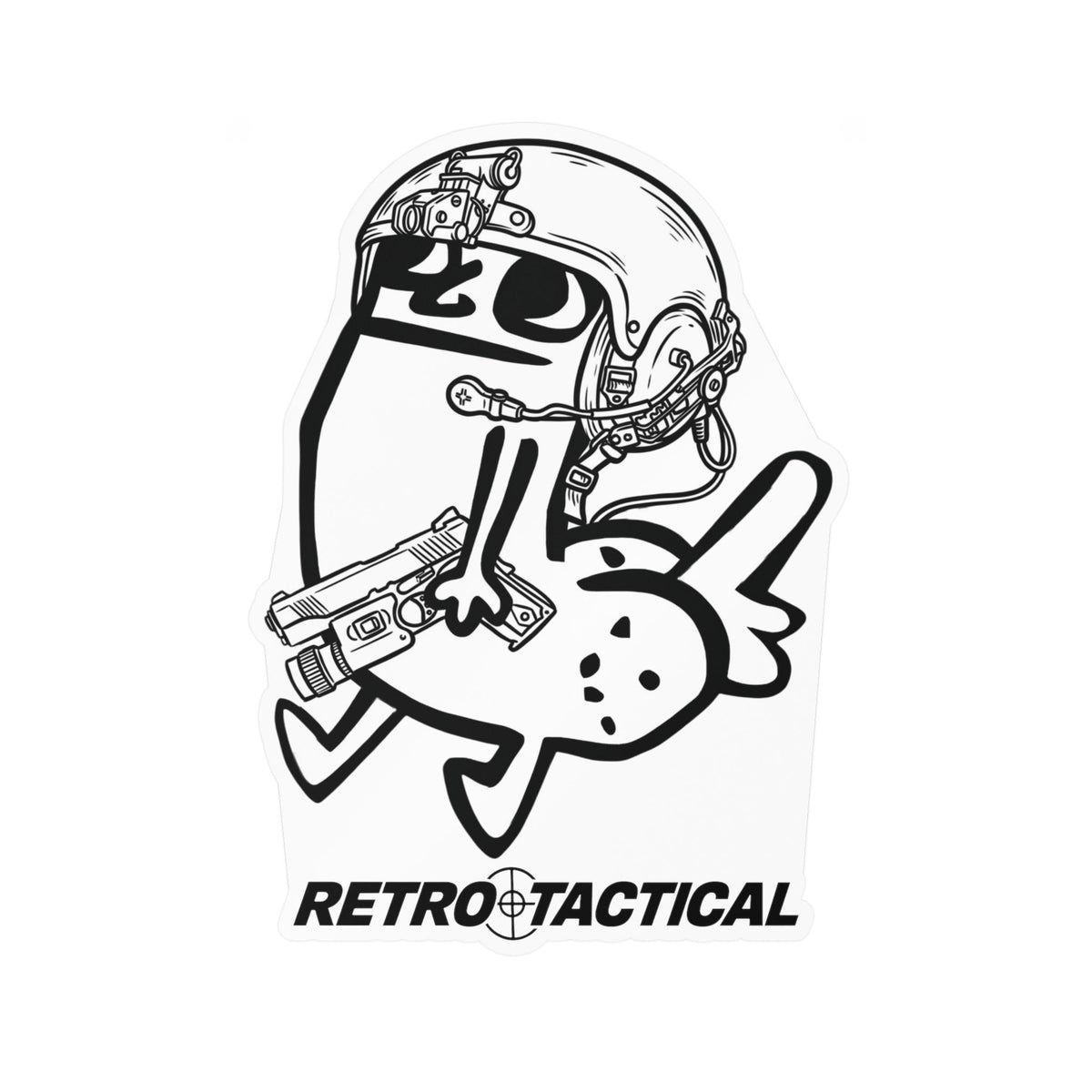 Retro Dickbutt Vinyl Sticker