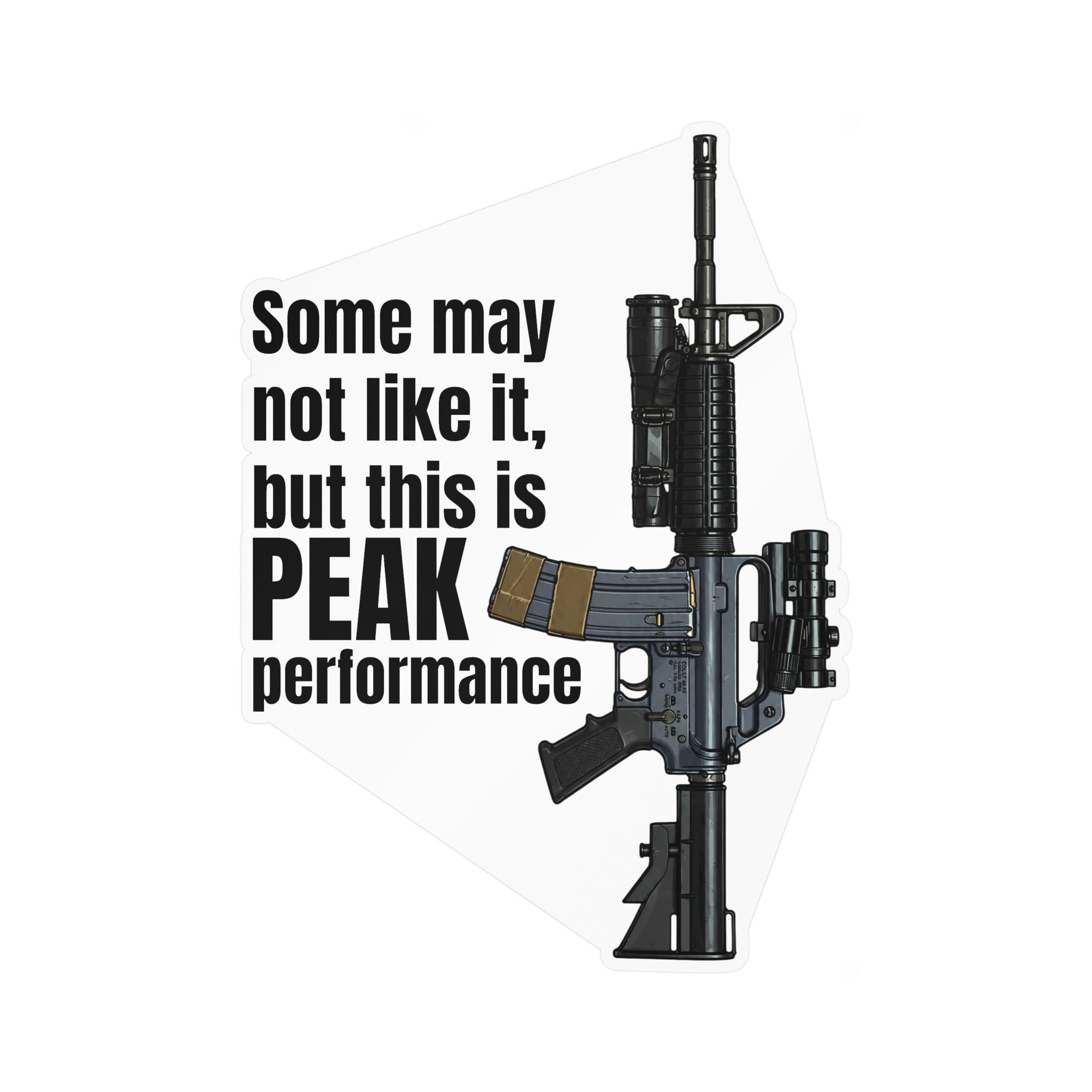 PEAK Performance Delta Carbine Vinyl Sticker