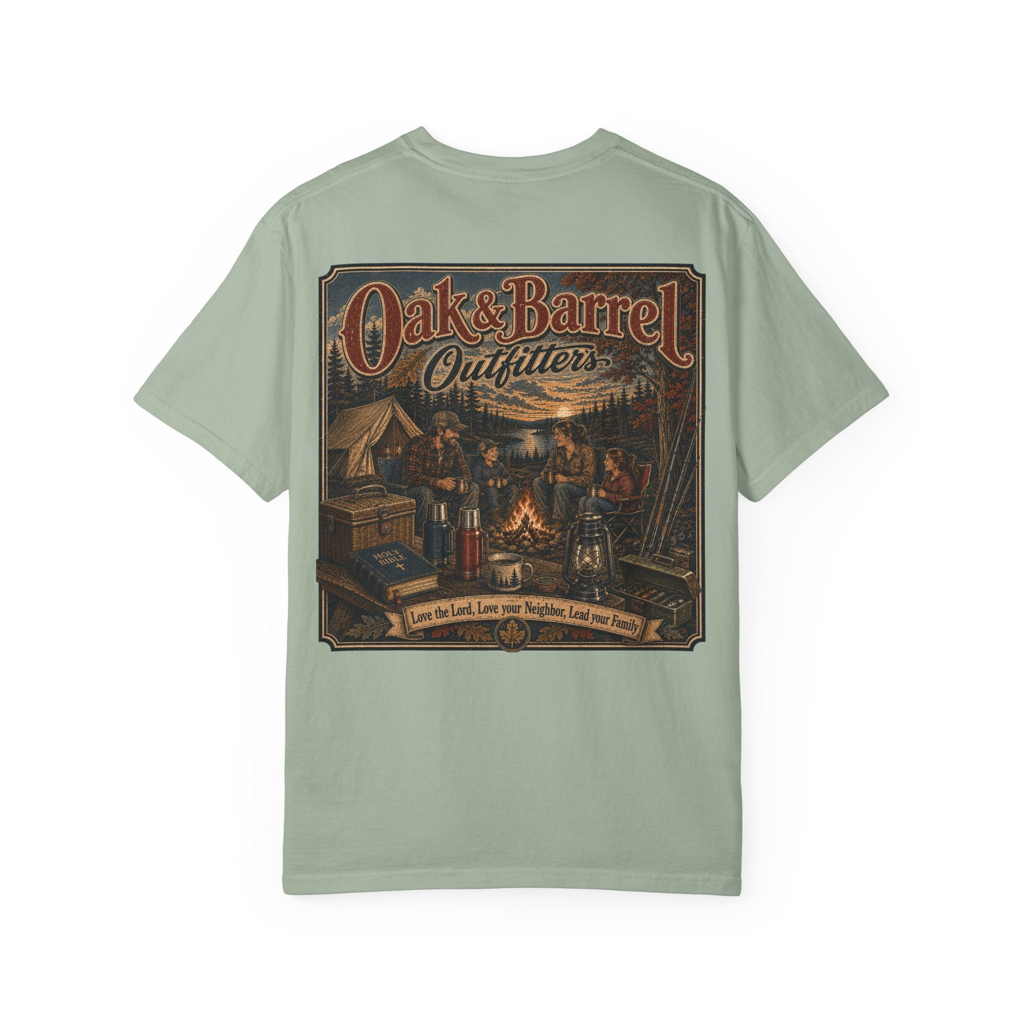 Oak & Barrel Outfitters Family Campfire T-Shirt