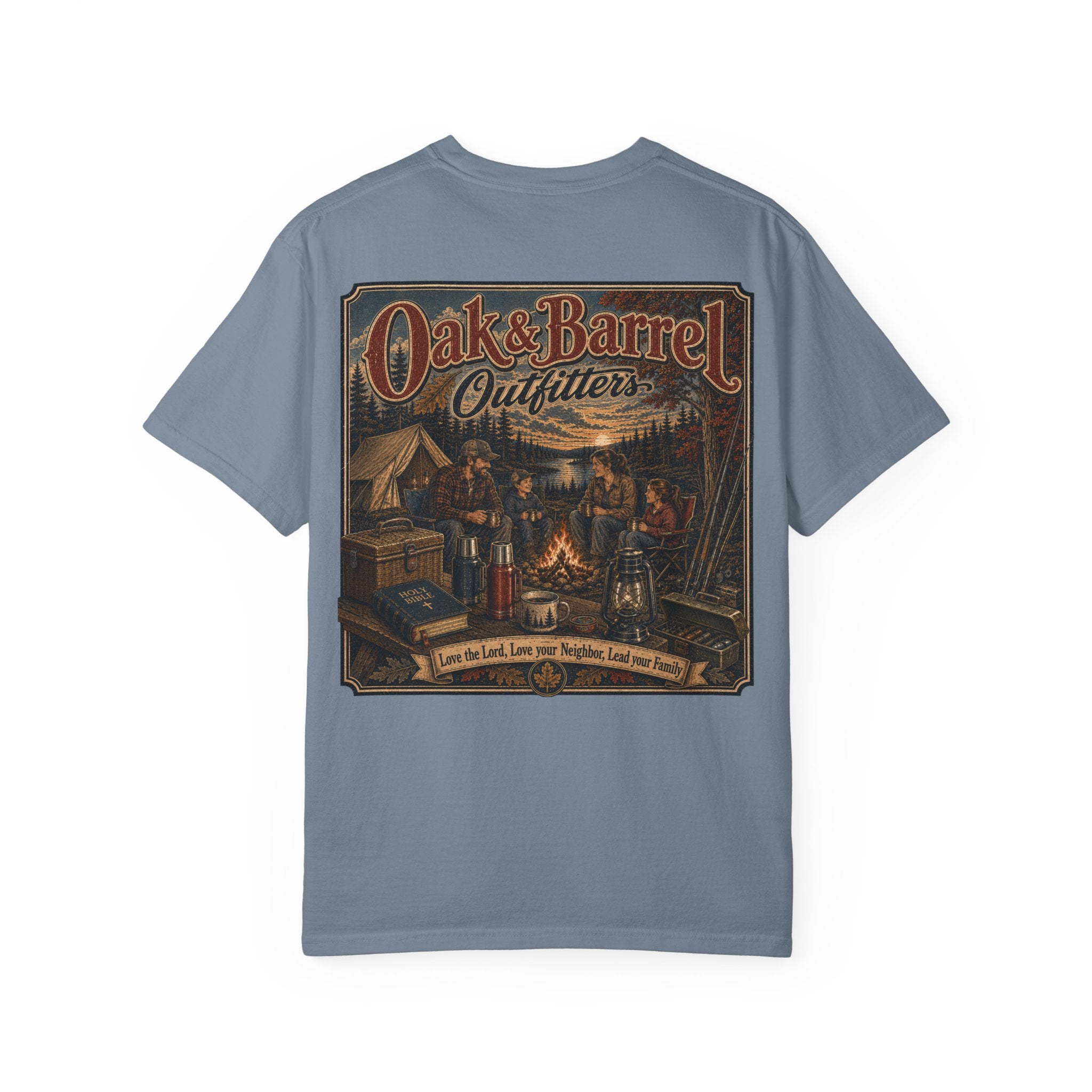 Oak & Barrel Outfitters Family Campfire T-Shirt