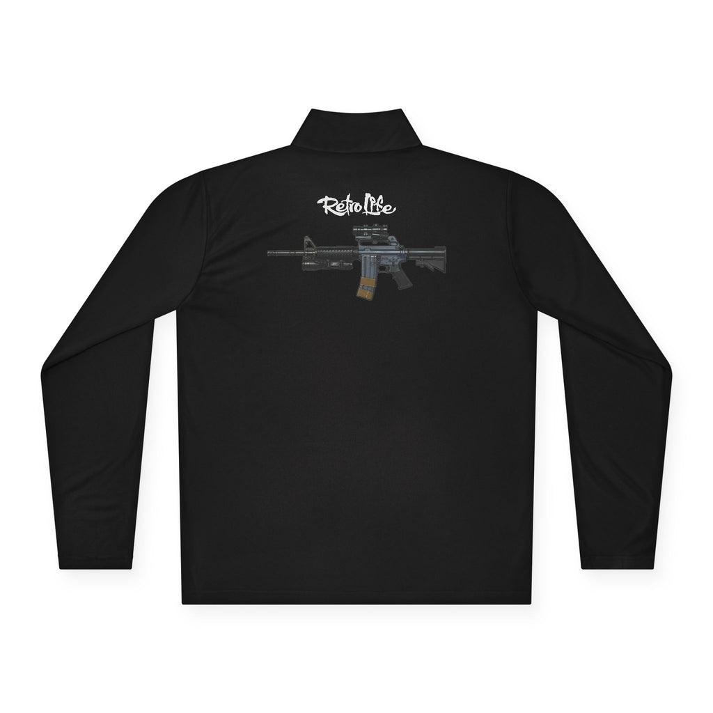 "Retro Life" Quarter-Zip