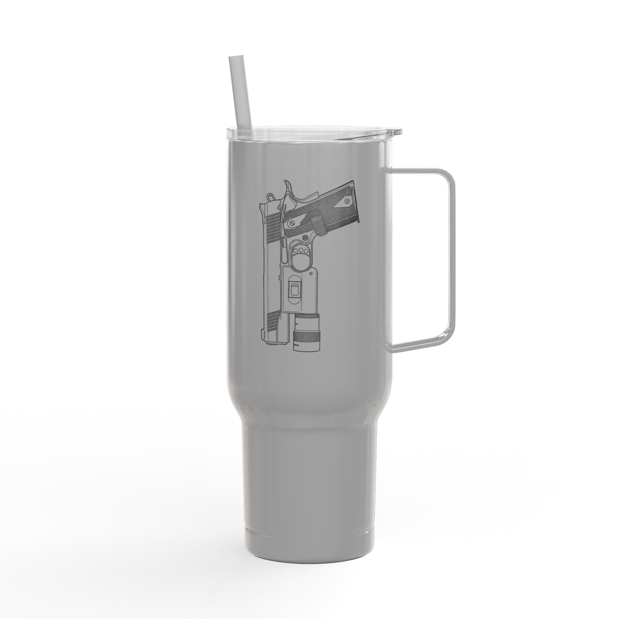 Retro Tactical Insulated Tumbler with Lid (40oz)