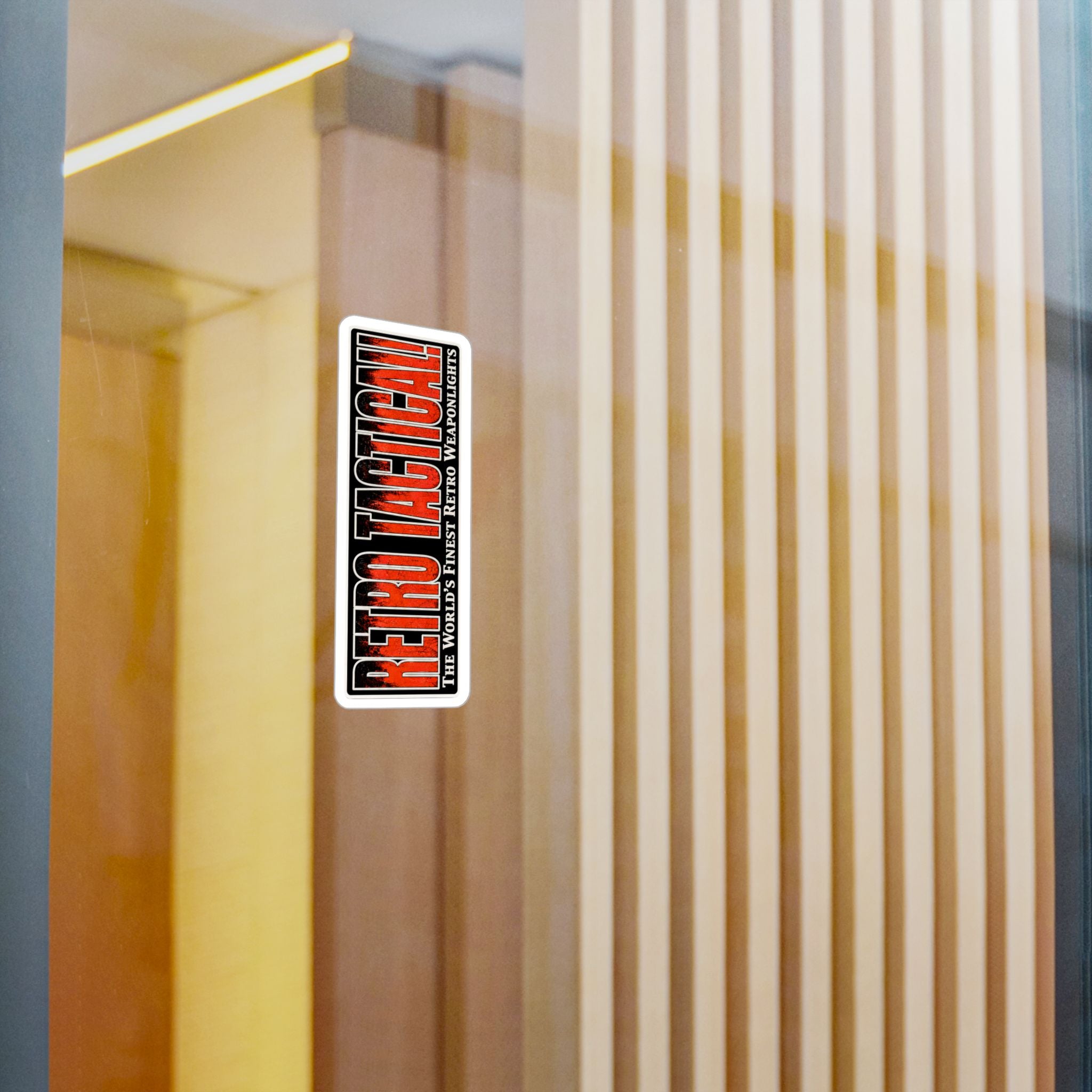 RETRO TACTICAL! Vinyl Sticker