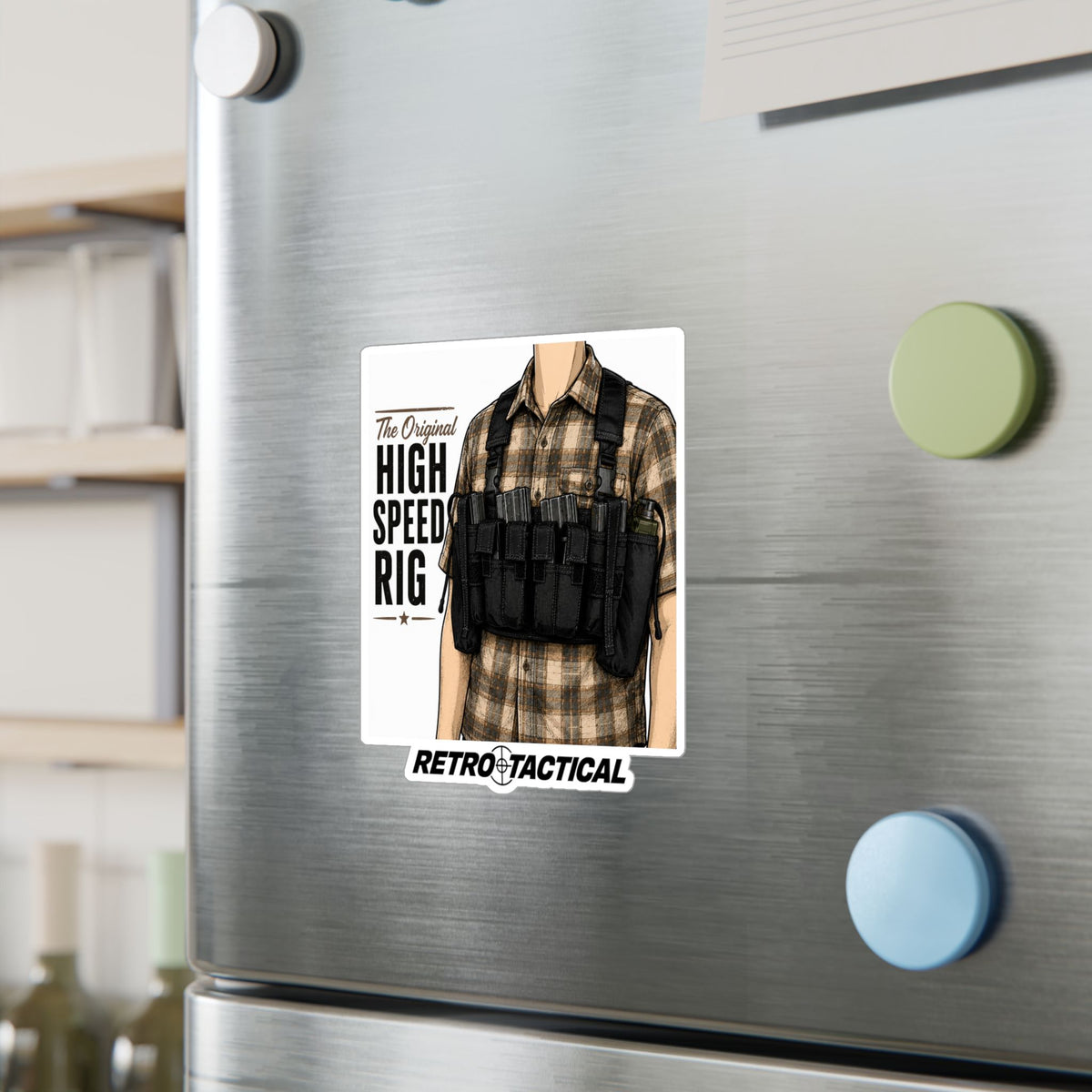 'The Original High Speed Rig' Vinyl Sticker
