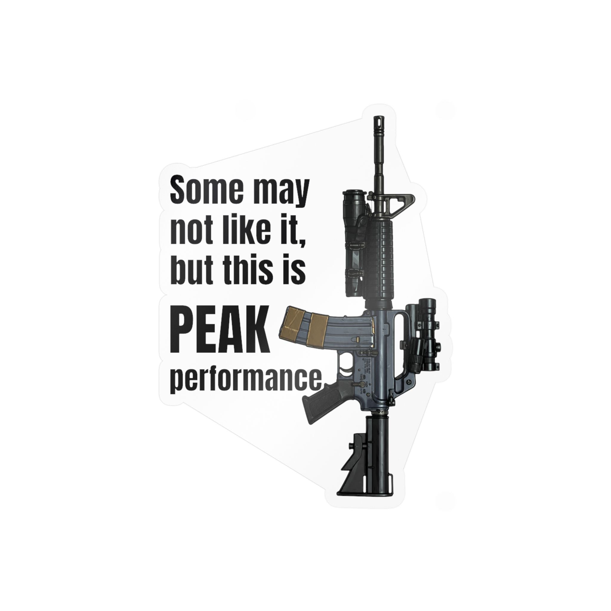 PEAK Performance Delta Carbine Vinyl Sticker