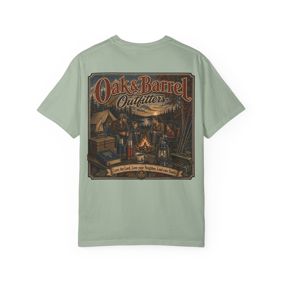 Oak & Barrel Outfitters Family Campfire T-Shirt