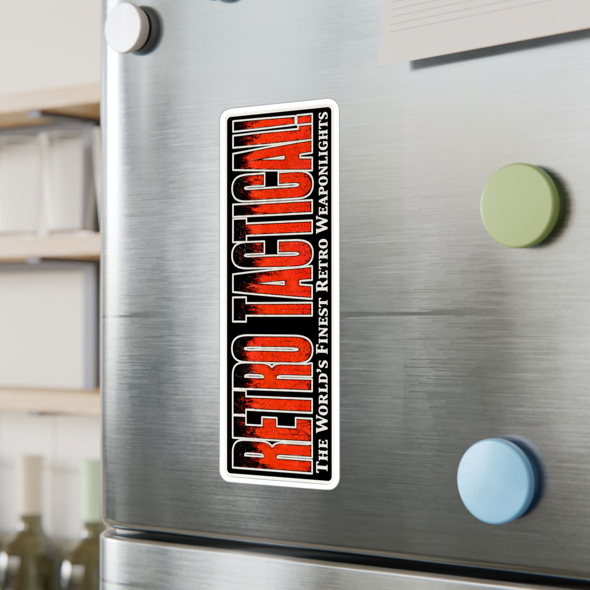 RETRO TACTICAL! Vinyl Sticker
