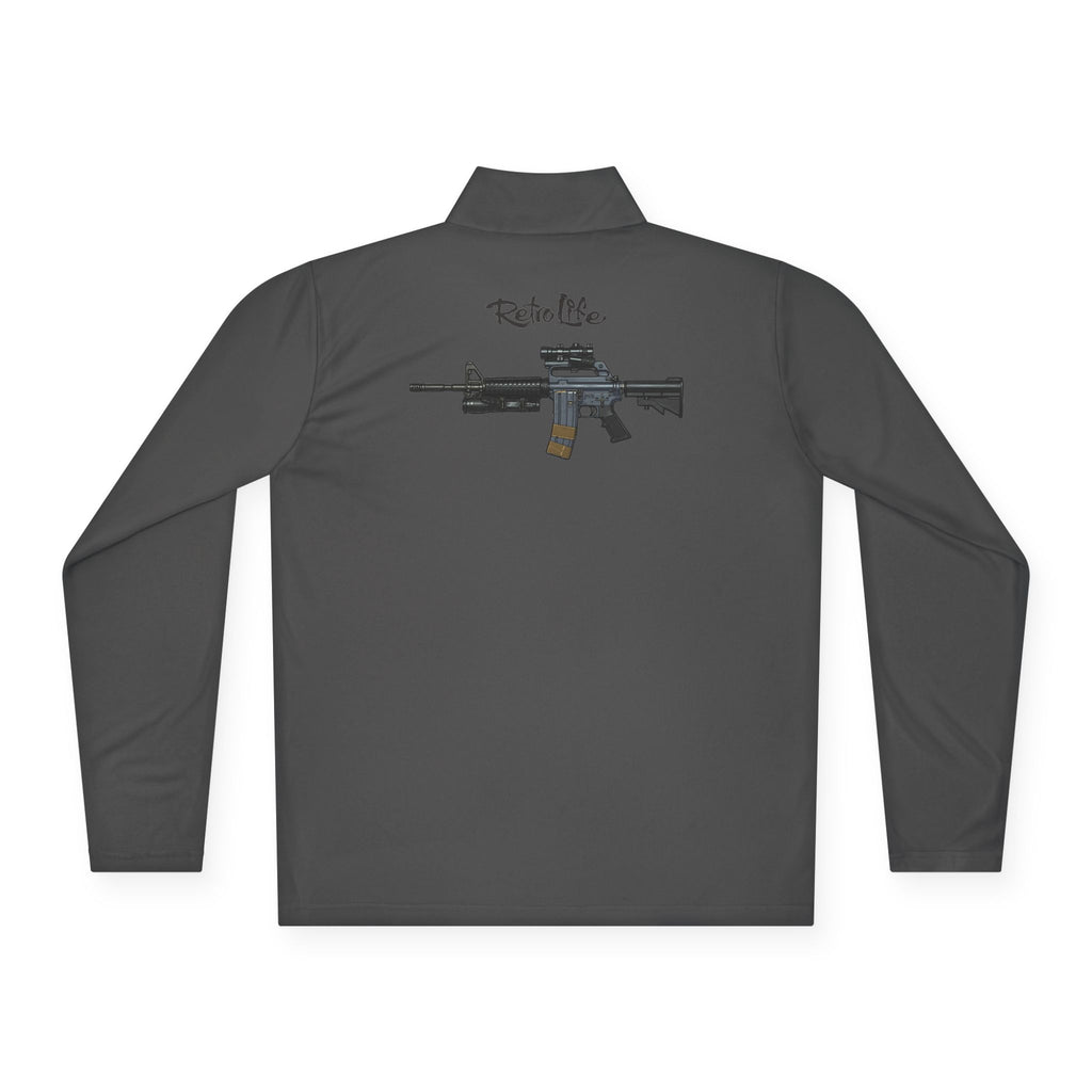 "Retro Life" Quarter-Zip