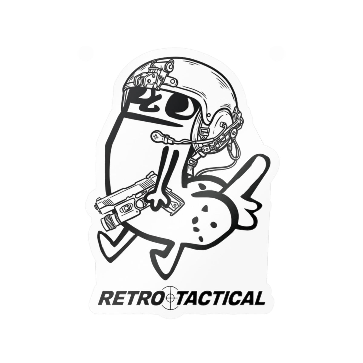 Retro Dickbutt Vinyl Sticker