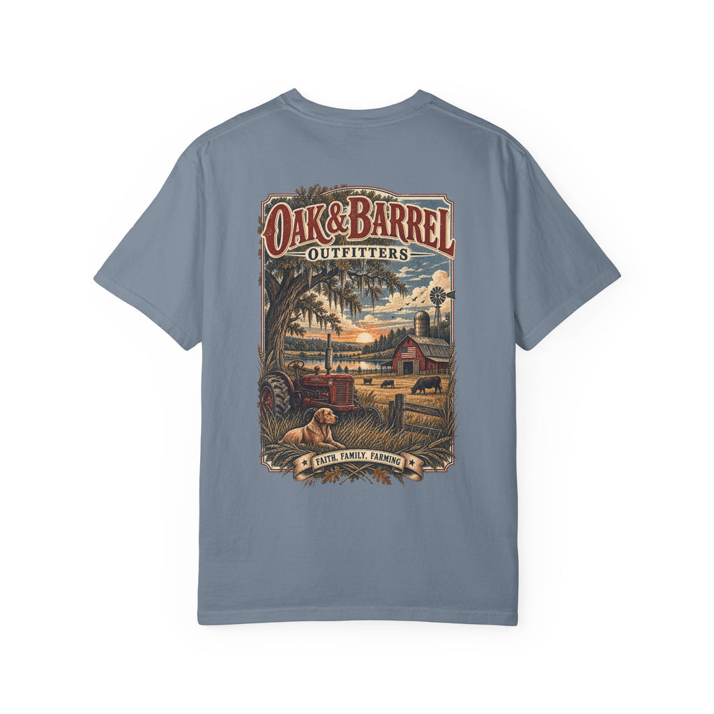 Oak & Barrel Outfitters Faith, Family, Farming T-Shirt