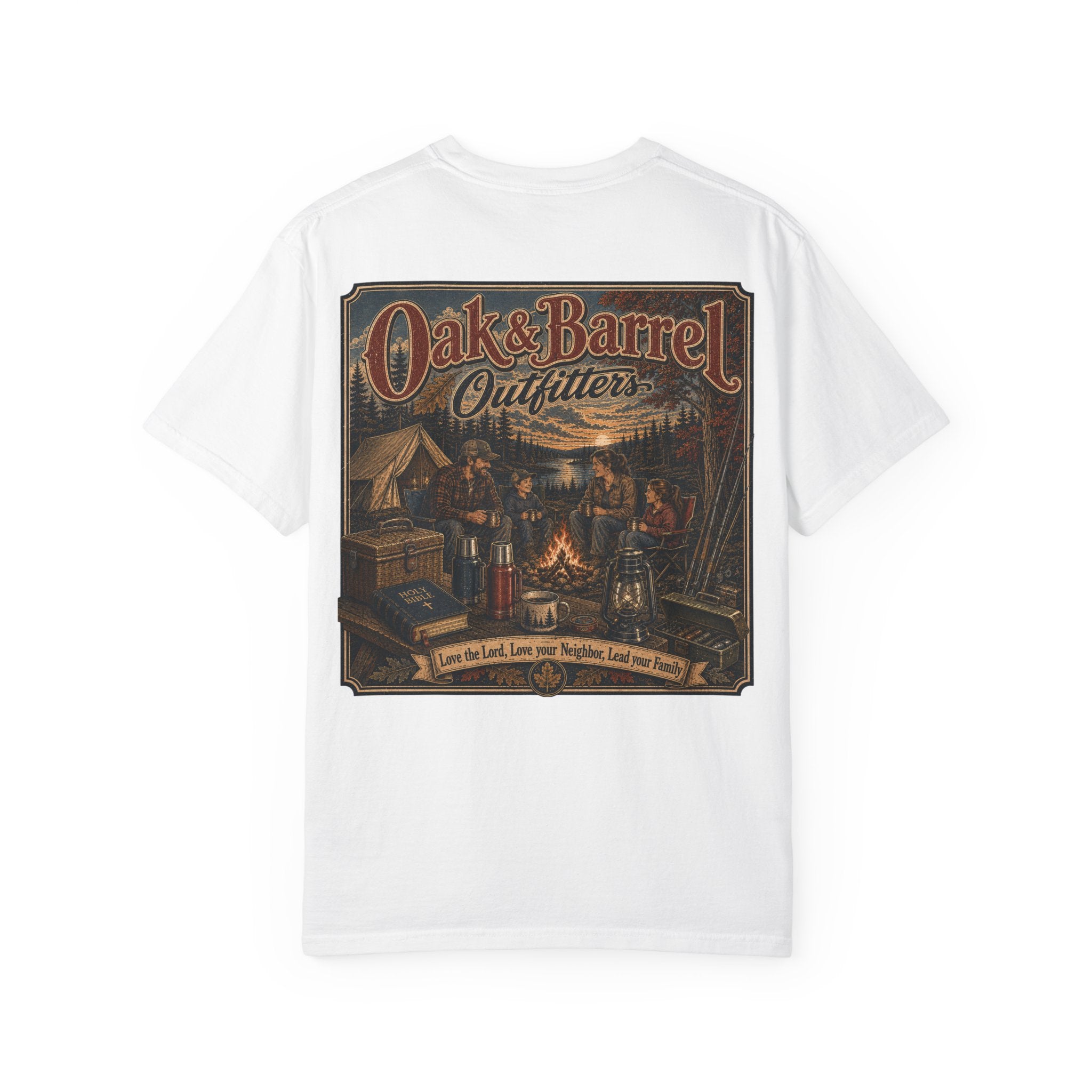 Oak & Barrel Outfitters Family Campfire T-Shirt