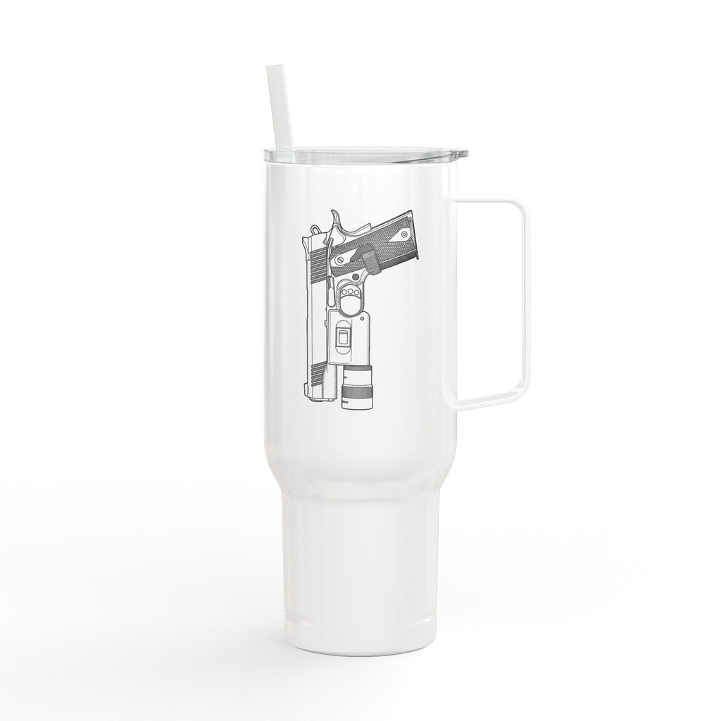 Retro Tactical Insulated Tumbler with Lid (40oz)