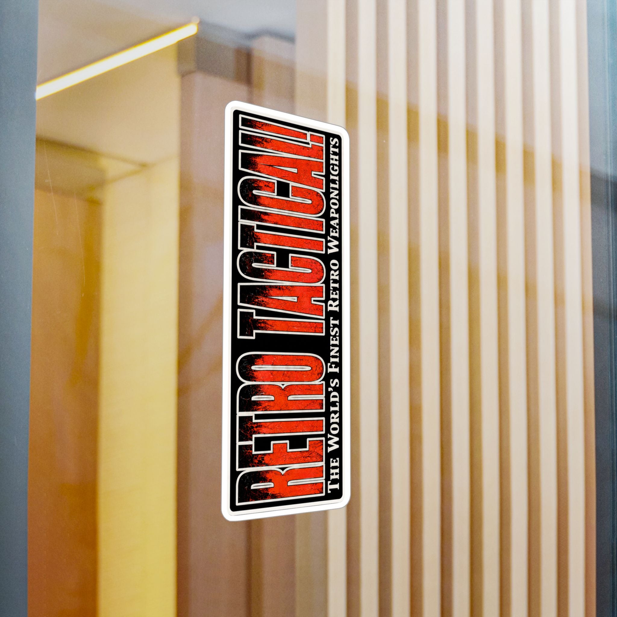 RETRO TACTICAL! Vinyl Sticker