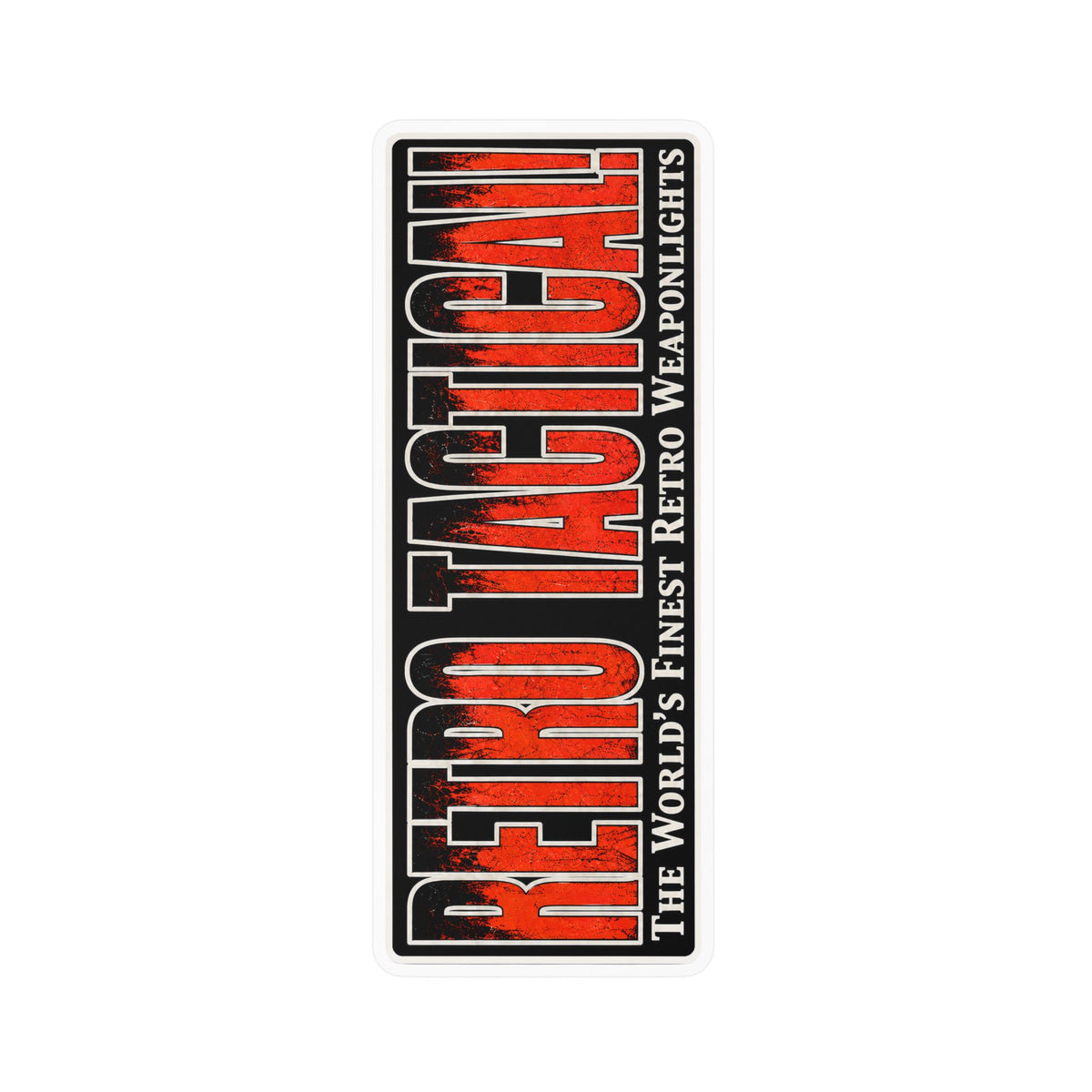 RETRO TACTICAL! Vinyl Sticker
