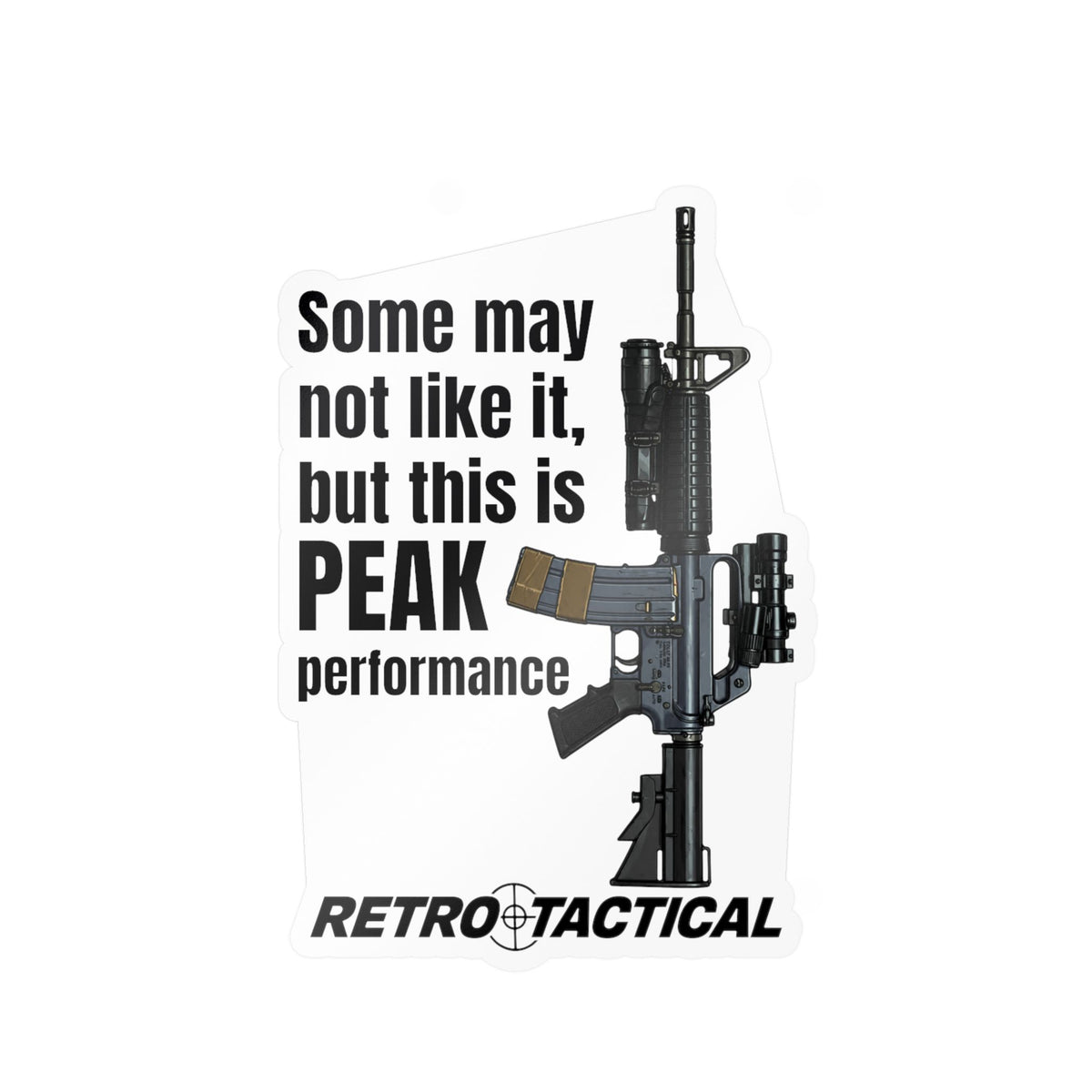 PEAK Performance Delta Carbine Vinyl Sticker