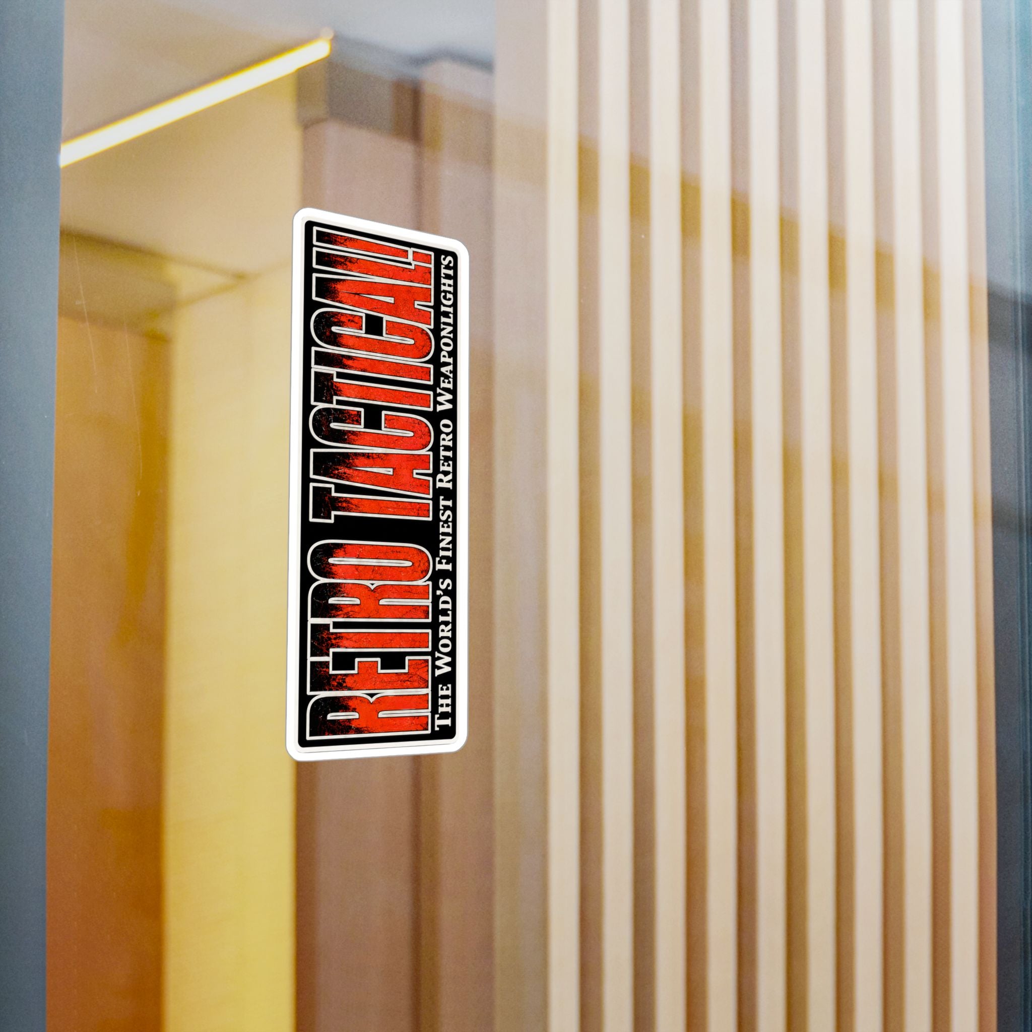 RETRO TACTICAL! Vinyl Sticker