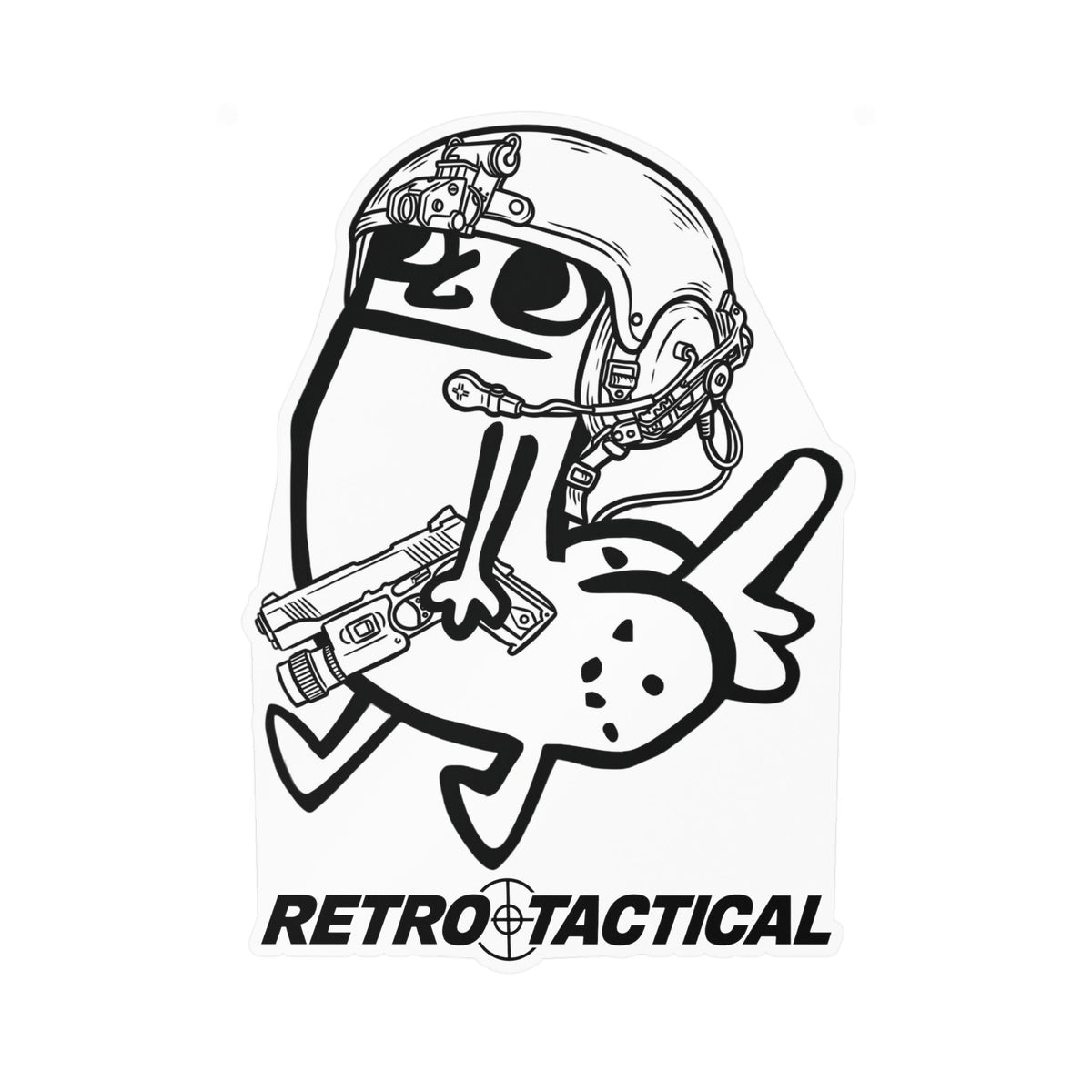 Retro Dickbutt Vinyl Sticker