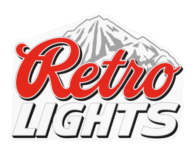 Retro Lights Vinyl Decal