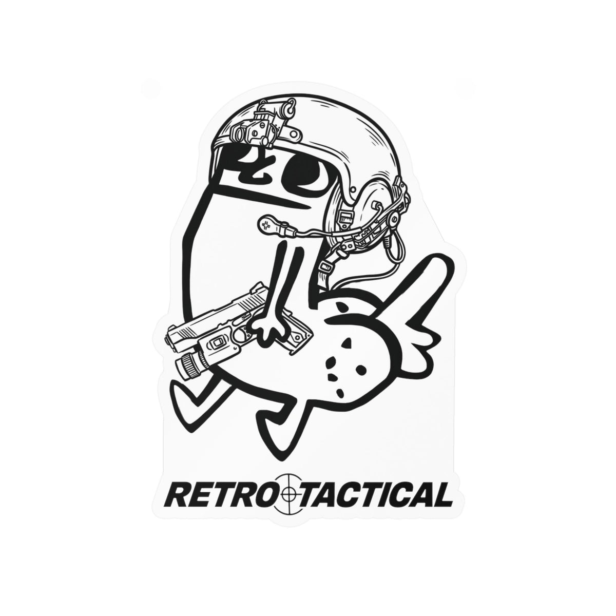 Retro Dickbutt Vinyl Sticker