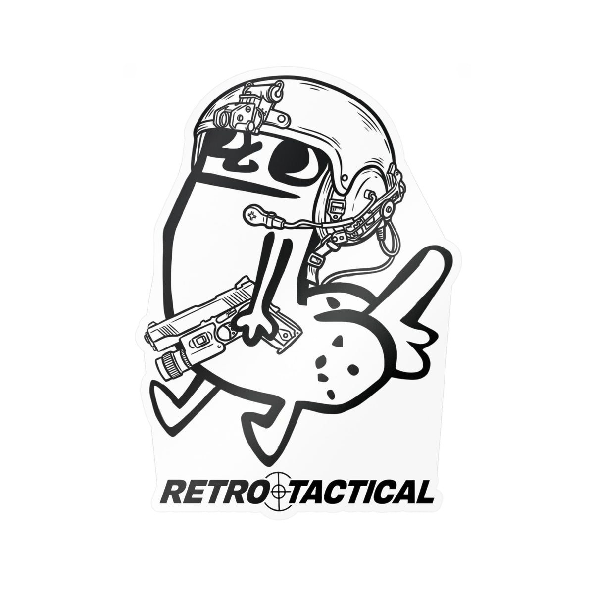 Retro Dickbutt Vinyl Sticker