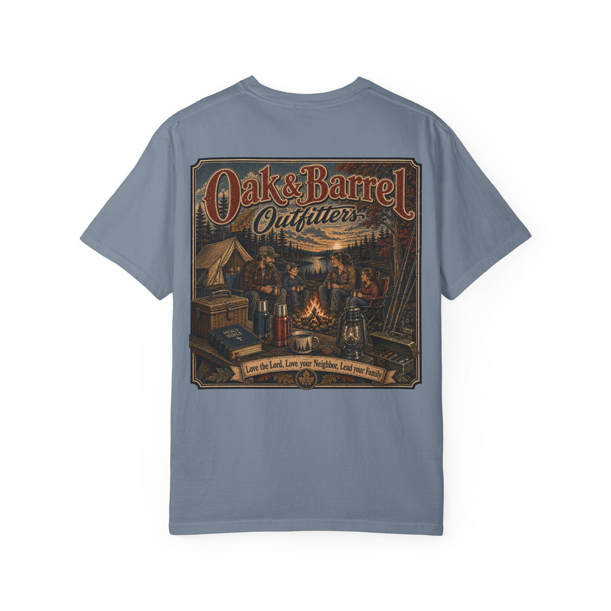 Oak & Barrel Outfitters Family Campfire T-Shirt