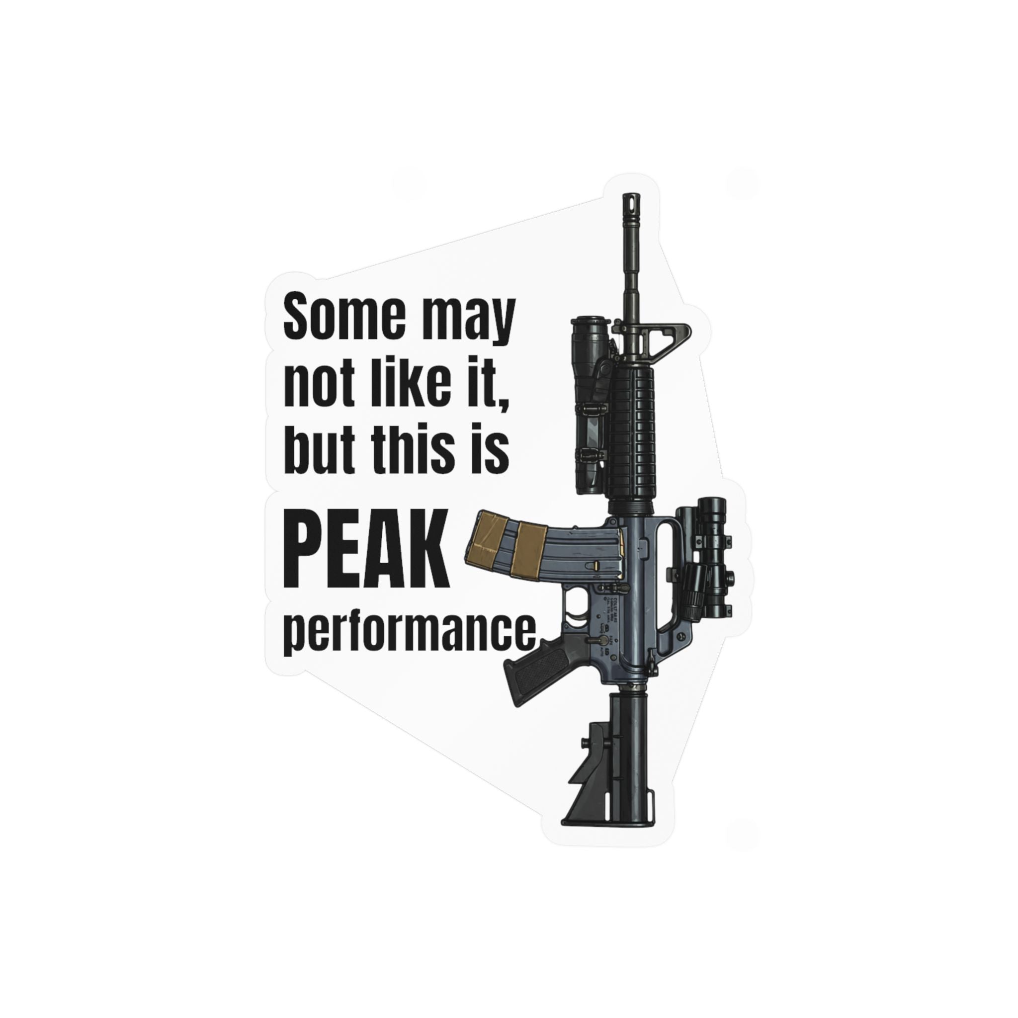 PEAK Performance Delta Carbine Vinyl Sticker