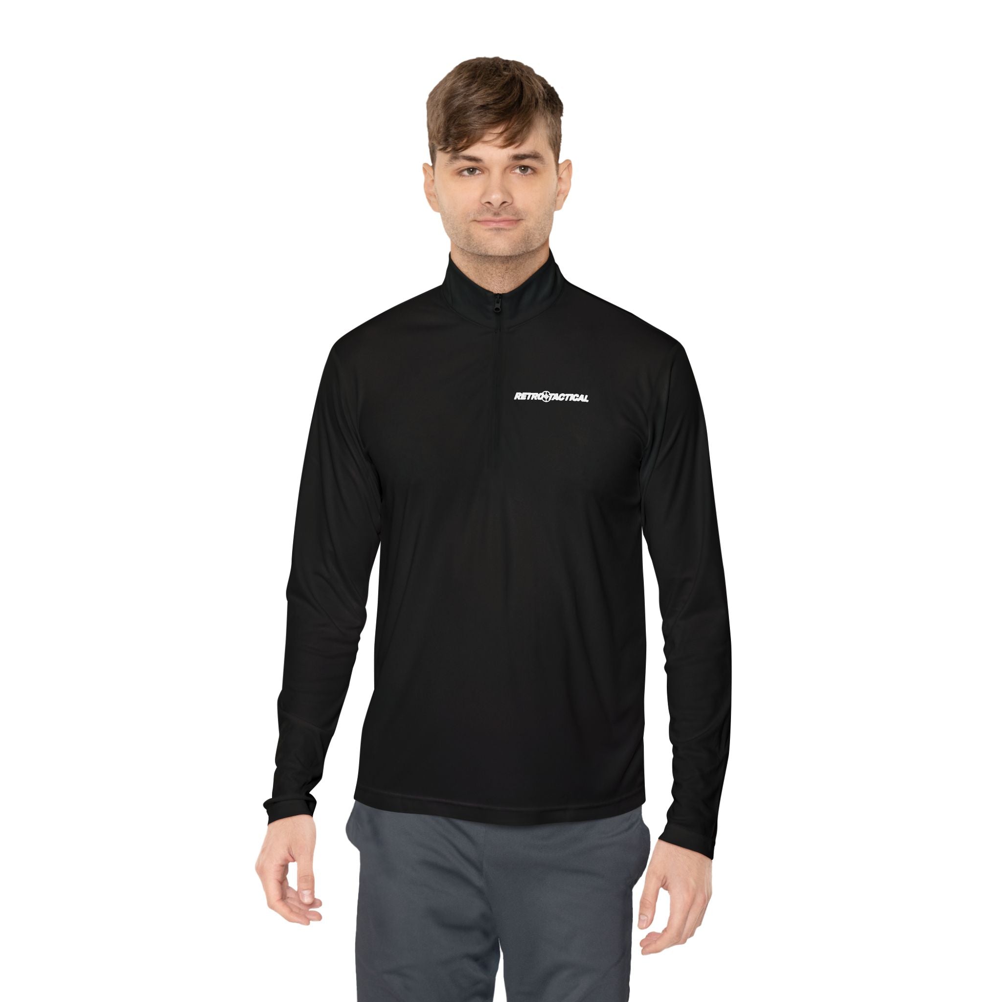 "Retro Life" Quarter-Zip