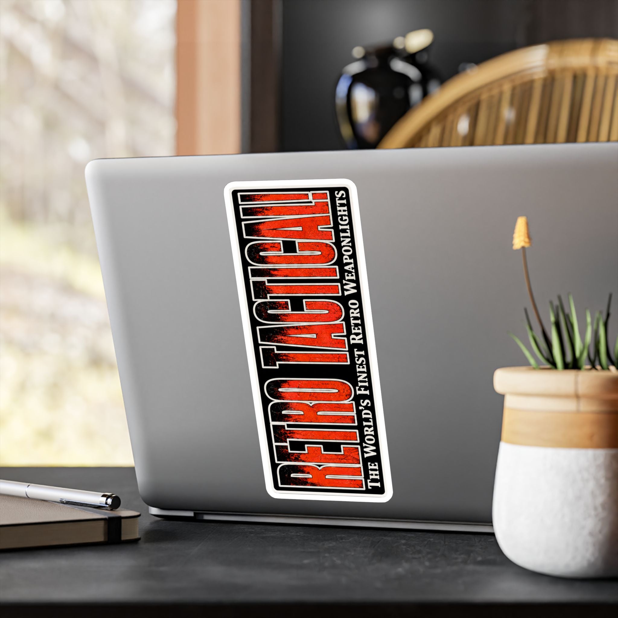 RETRO TACTICAL! Vinyl Sticker