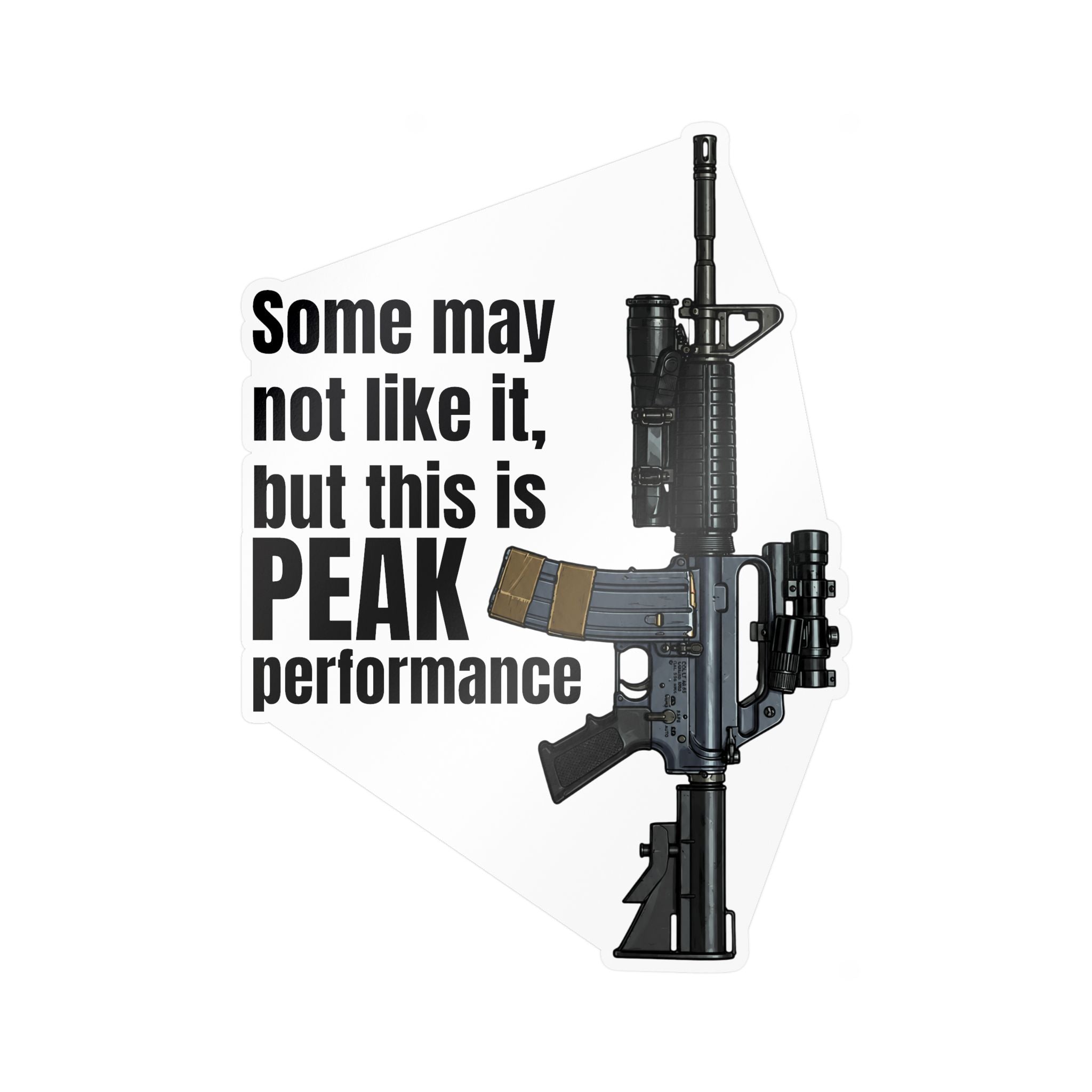 PEAK Performance Delta Carbine Vinyl Sticker