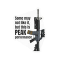 PEAK Performance Delta Carbine Vinyl Sticker