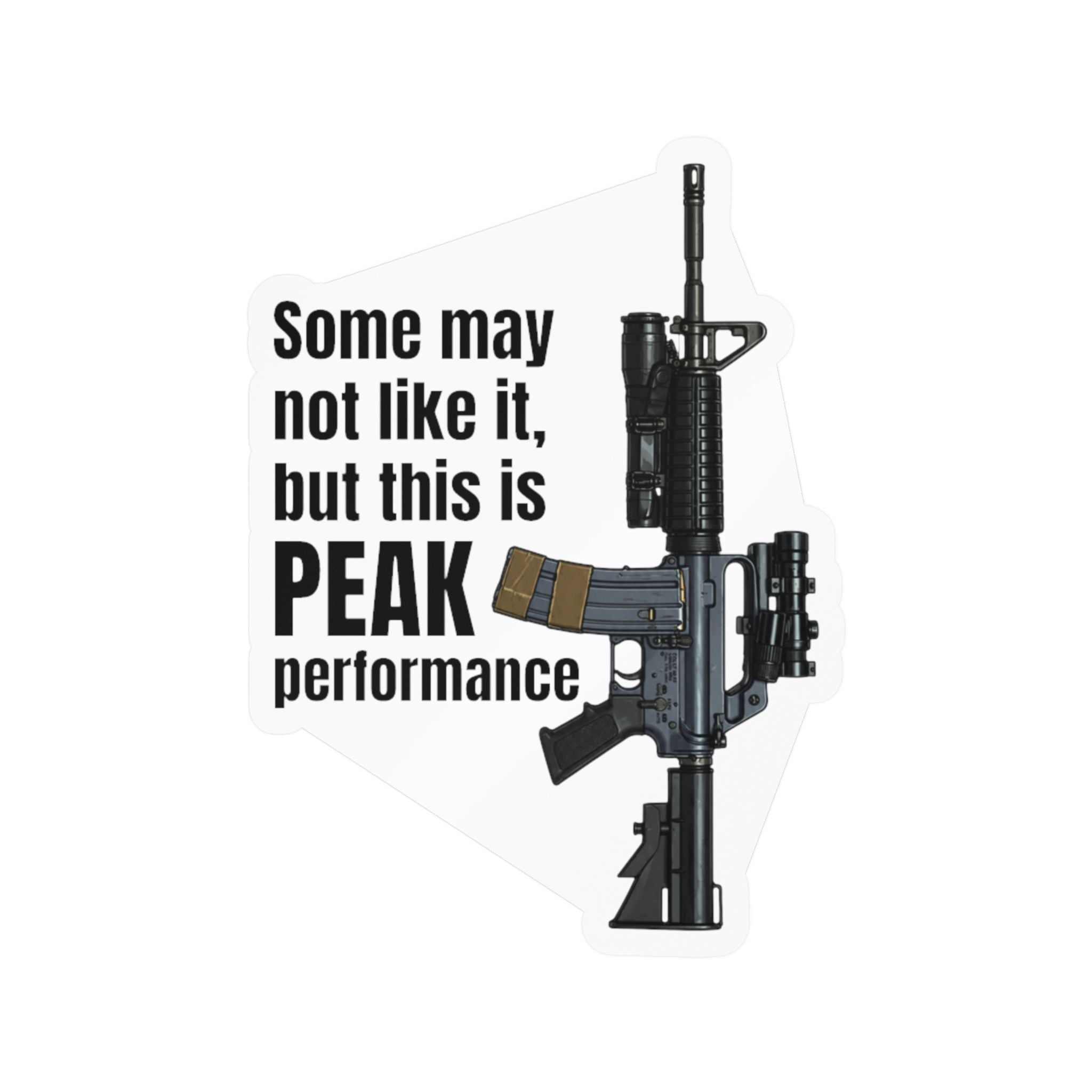 PEAK Performance Delta Carbine Vinyl Sticker