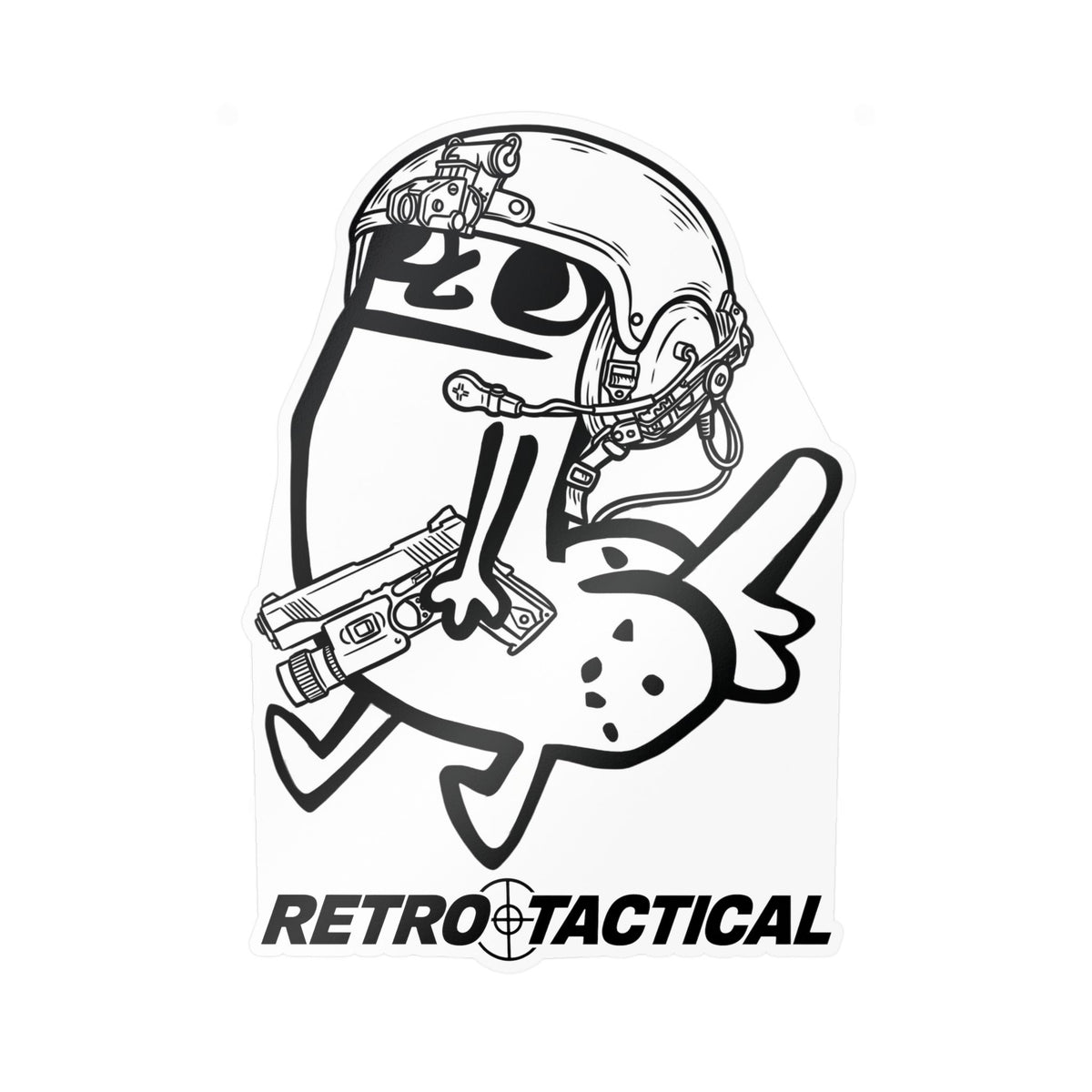 Retro Dickbutt Vinyl Sticker