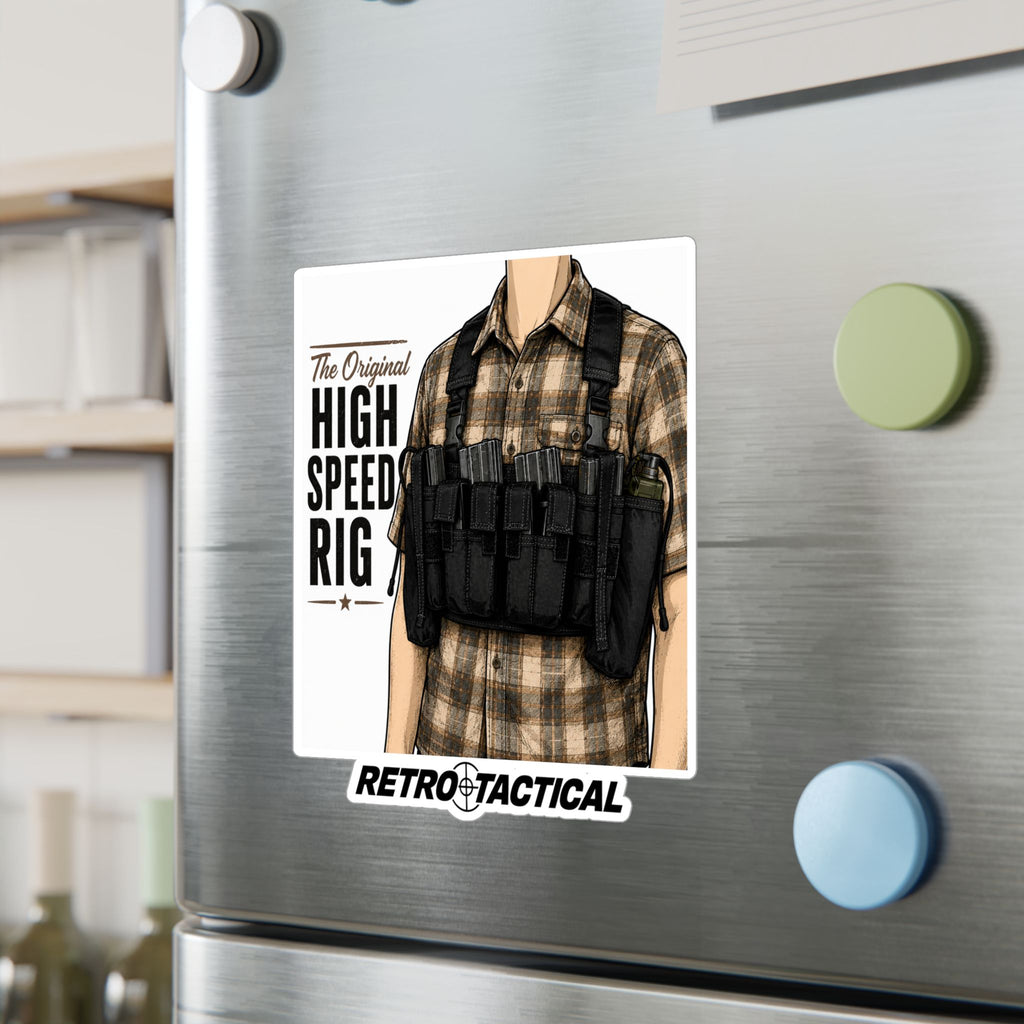 'The Original High Speed Rig' Vinyl Sticker
