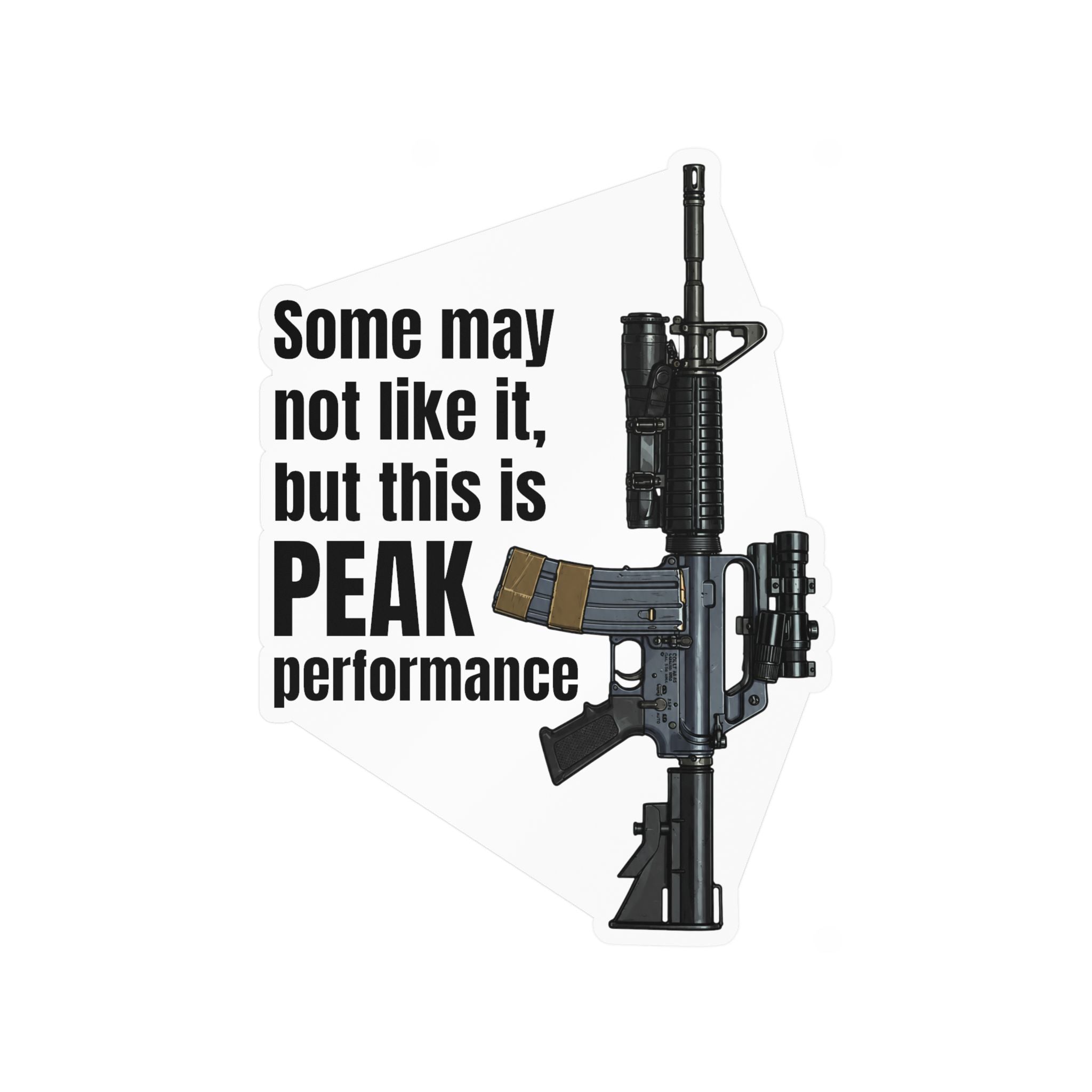 PEAK Performance Delta Carbine Vinyl Sticker