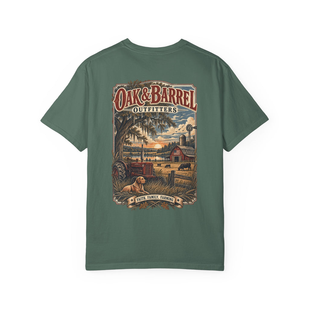 Oak & Barrel Outfitters Faith, Family, Farming T-Shirt