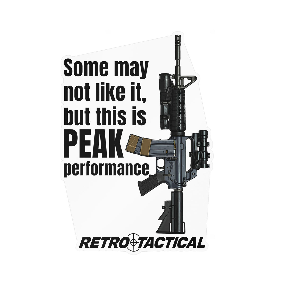 PEAK Performance Delta Carbine Vinyl Sticker