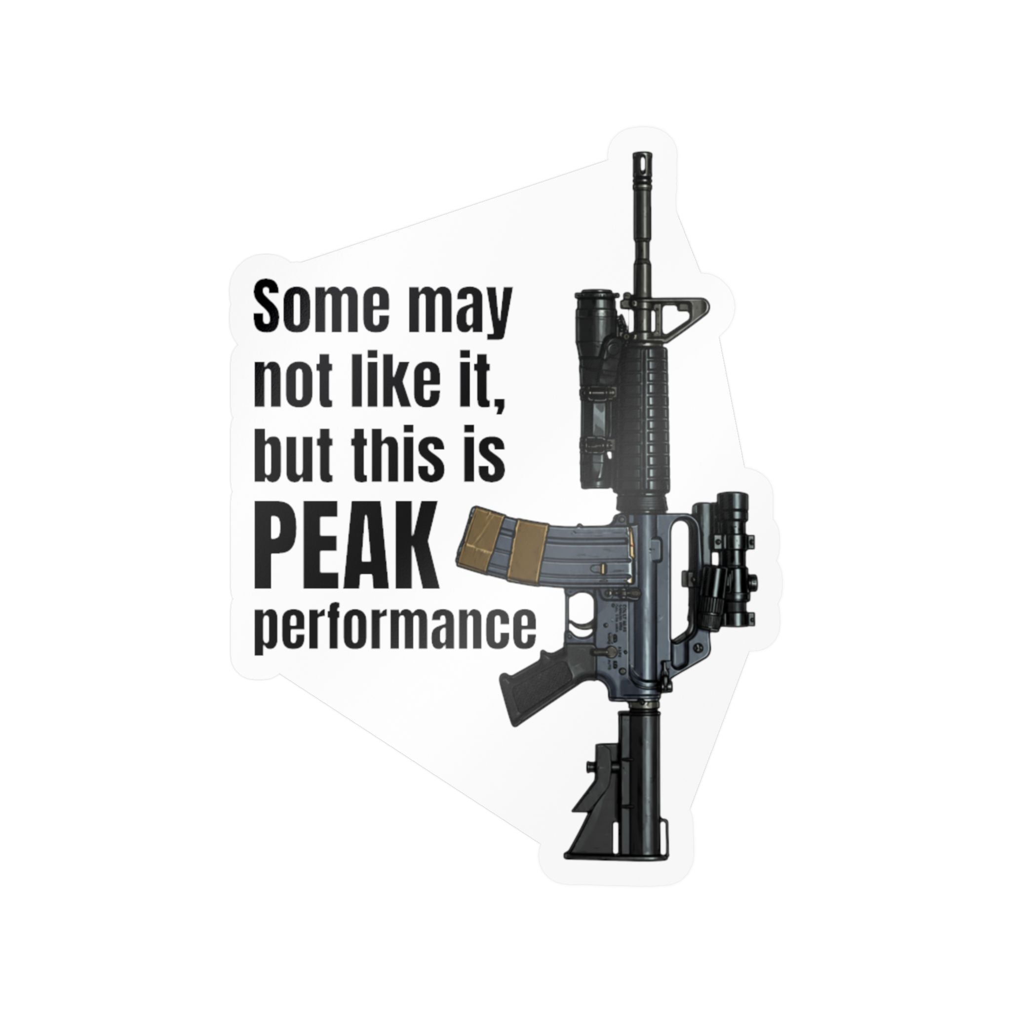 PEAK Performance Delta Carbine Vinyl Sticker