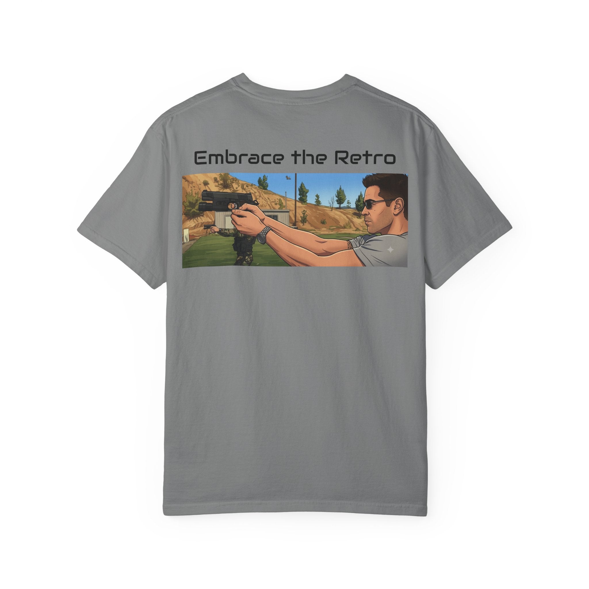 Retro Tactical T-Shirt — "Embrace the Retro" Graphic Tee