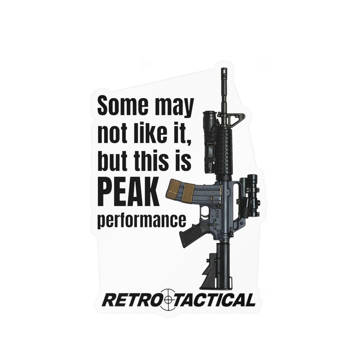 PEAK Performance Delta Carbine Vinyl Sticker