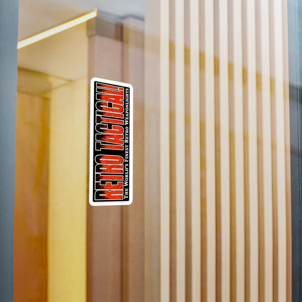 RETRO TACTICAL! Vinyl Sticker