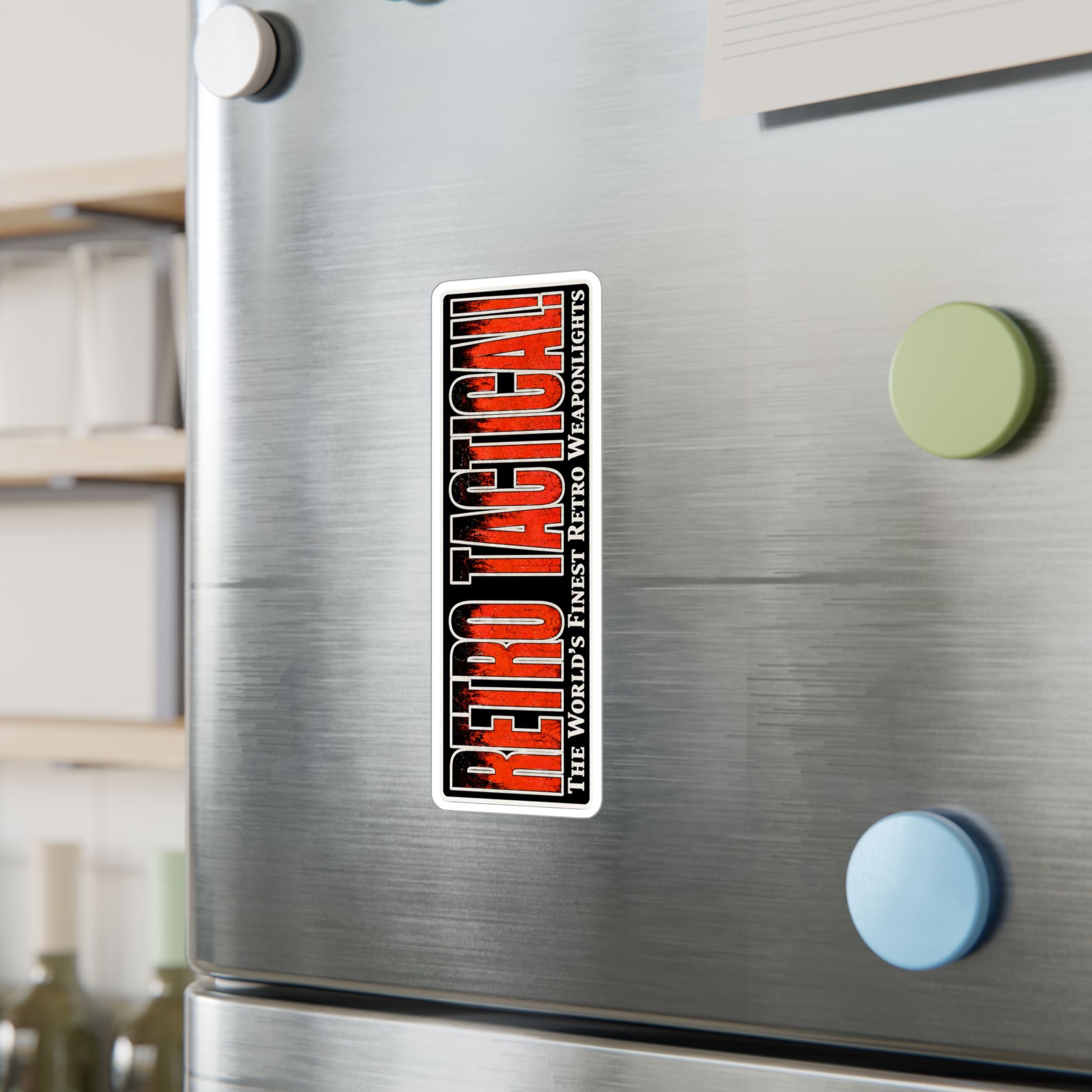 RETRO TACTICAL! Vinyl Sticker