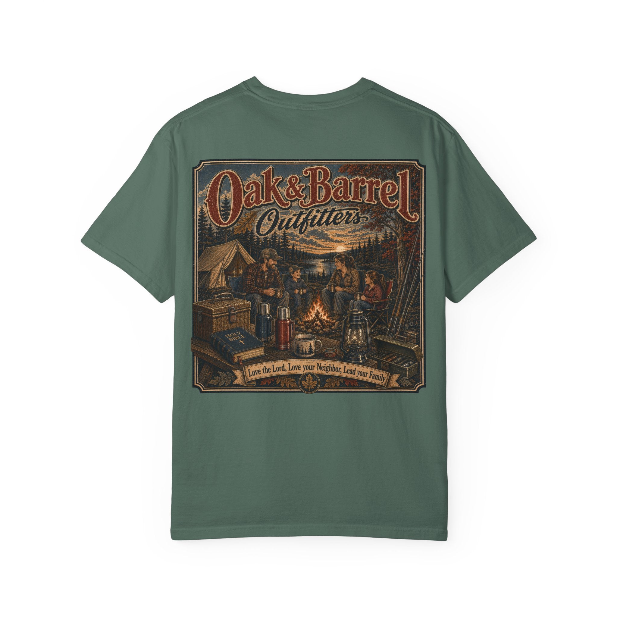 Oak & Barrel Outfitters Family Campfire T-Shirt