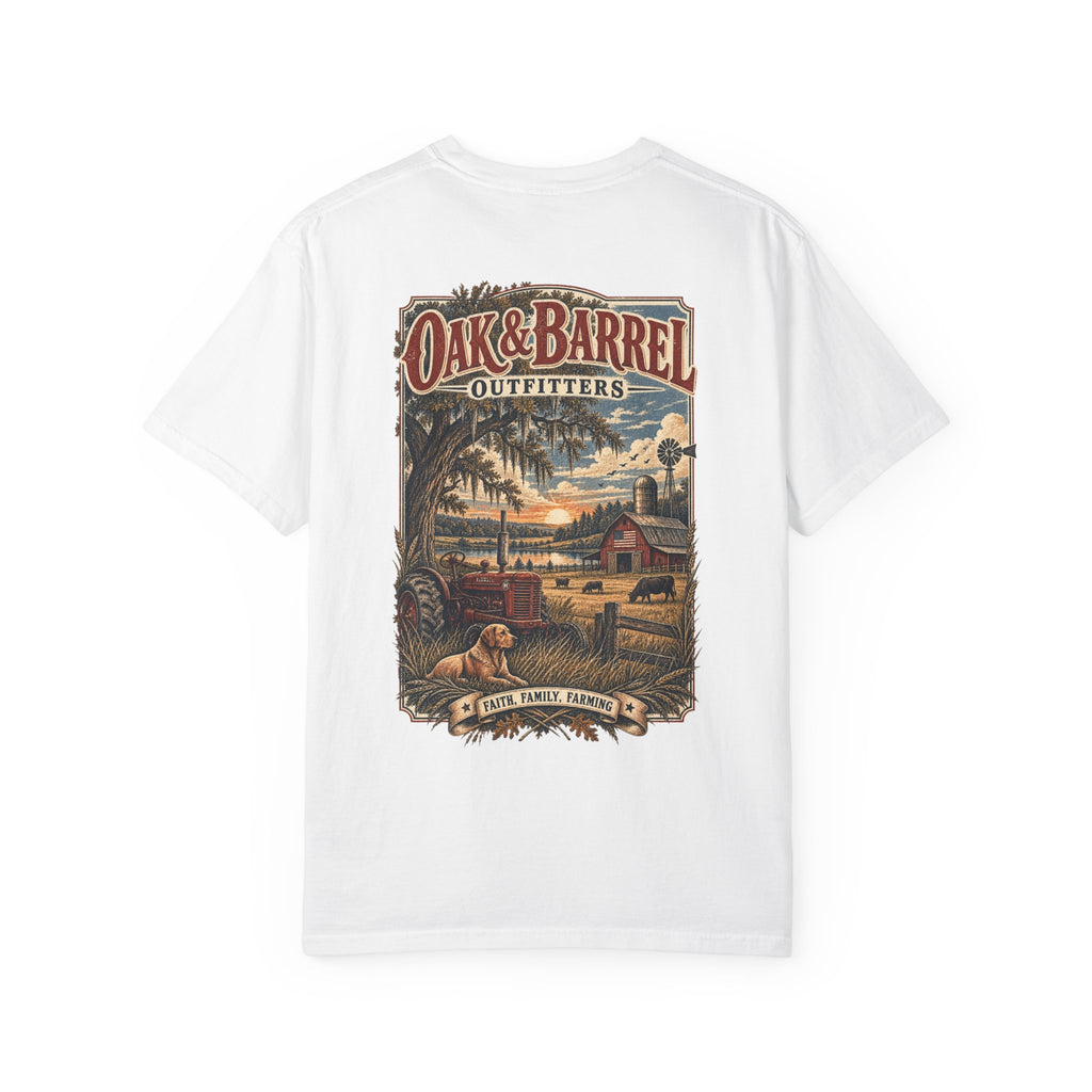 Oak & Barrel Outfitters Faith, Family, Farming T-Shirt