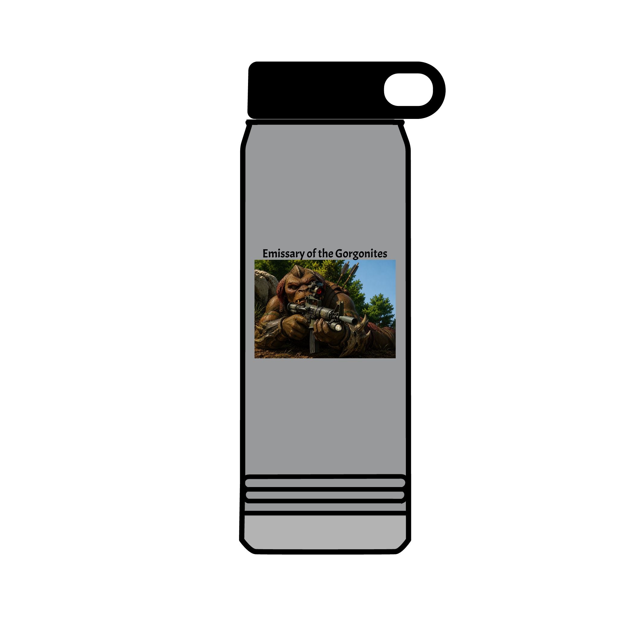 Archer - Emissary of the Gorgonites Water Bottle (32oz)