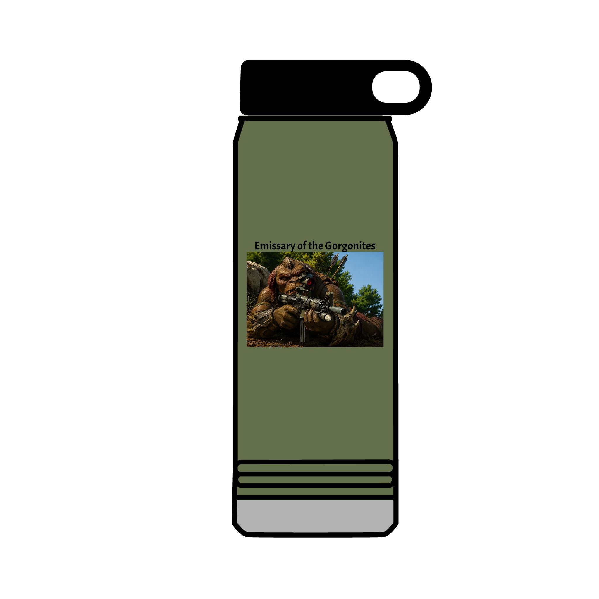 Archer - Emissary of the Gorgonites Water Bottle (32oz)