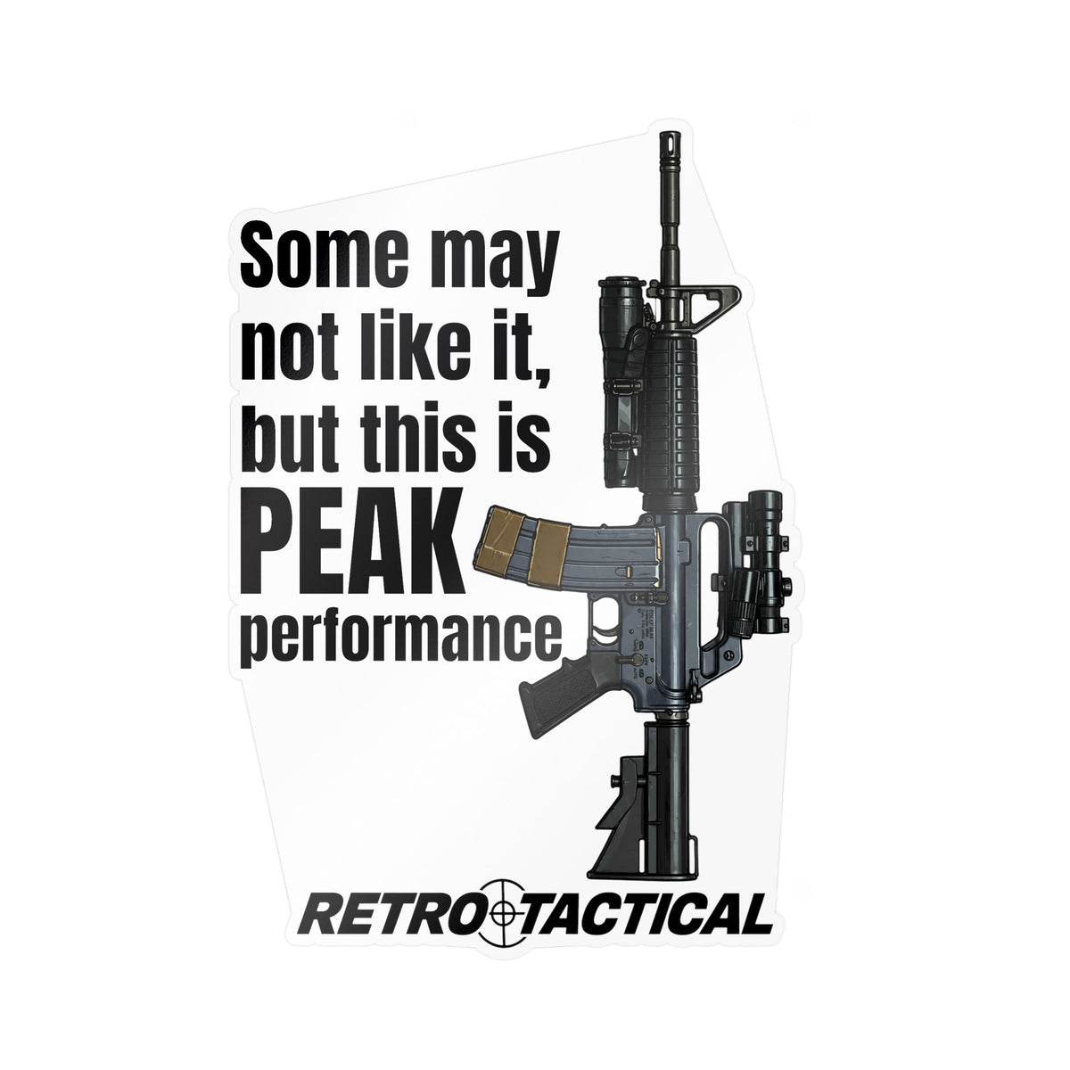 PEAK Performance Delta Carbine Vinyl Sticker