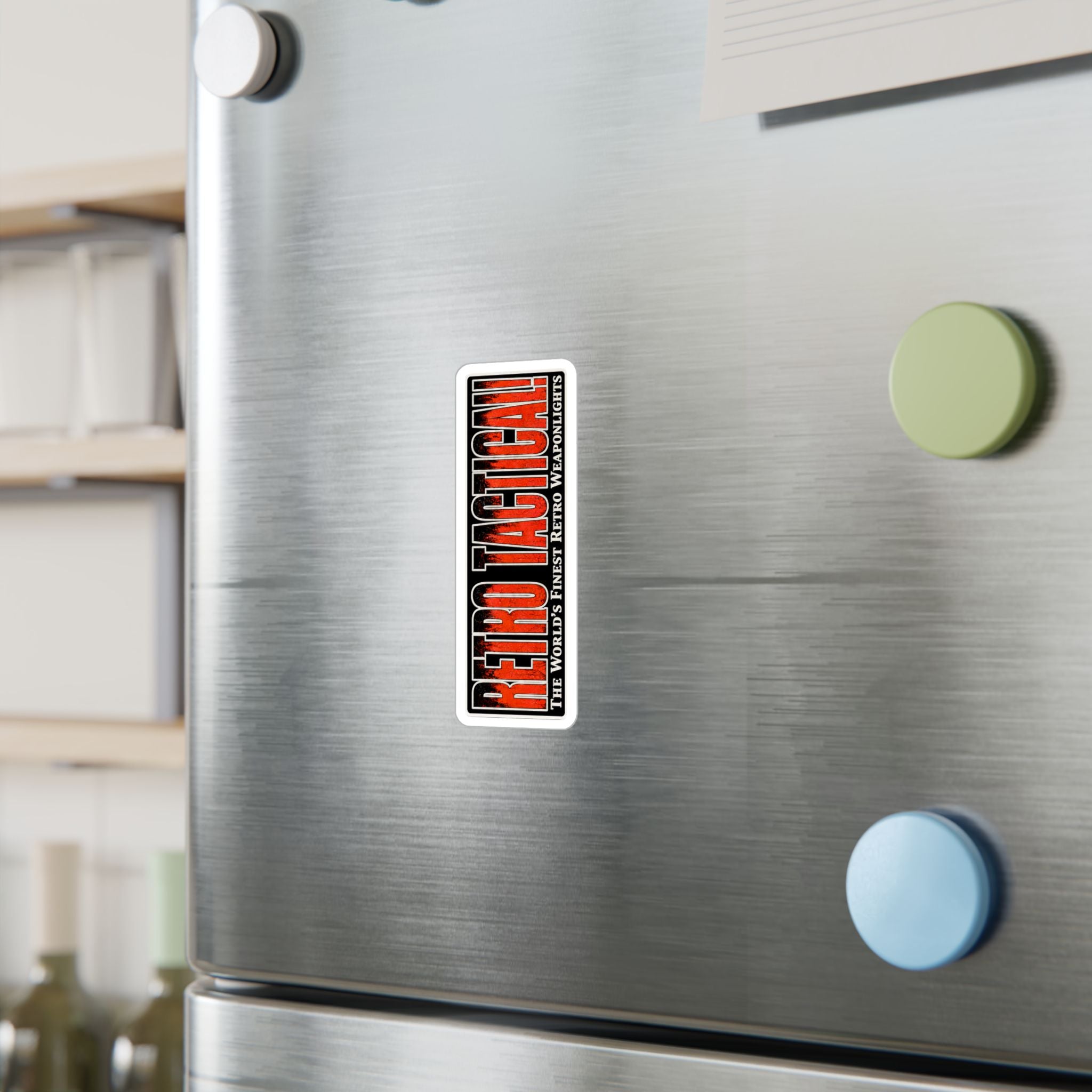 RETRO TACTICAL! Vinyl Sticker
