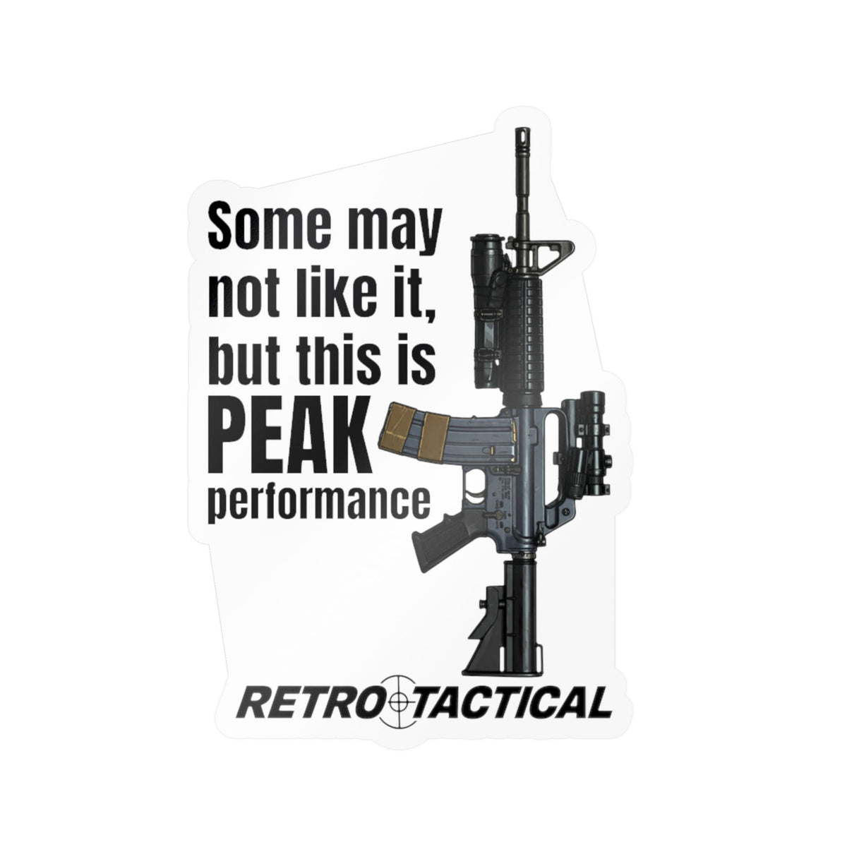 PEAK Performance Delta Carbine Vinyl Sticker